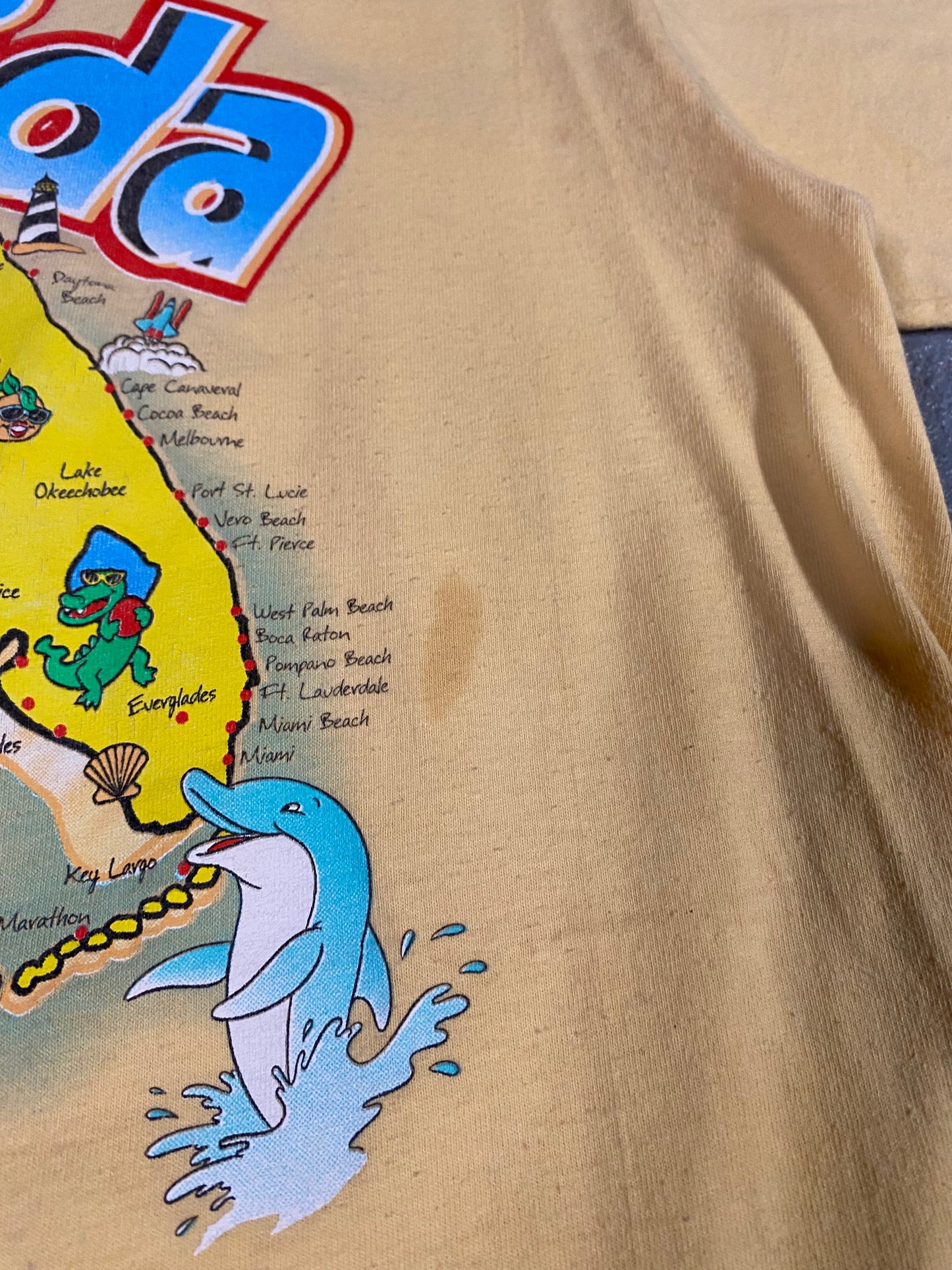 Vintage Mickey Florida Tee Sz L