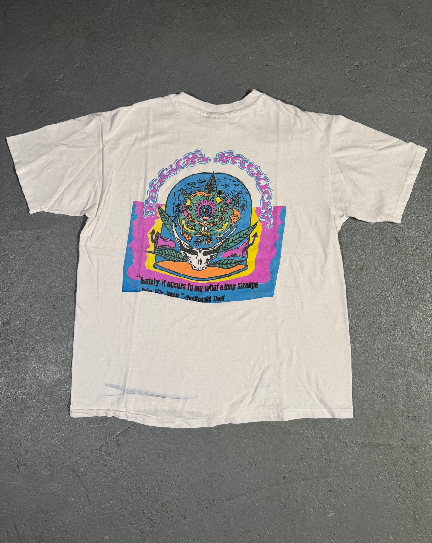 Rare 1989 Greatful Dead Reunion Tee Sz L