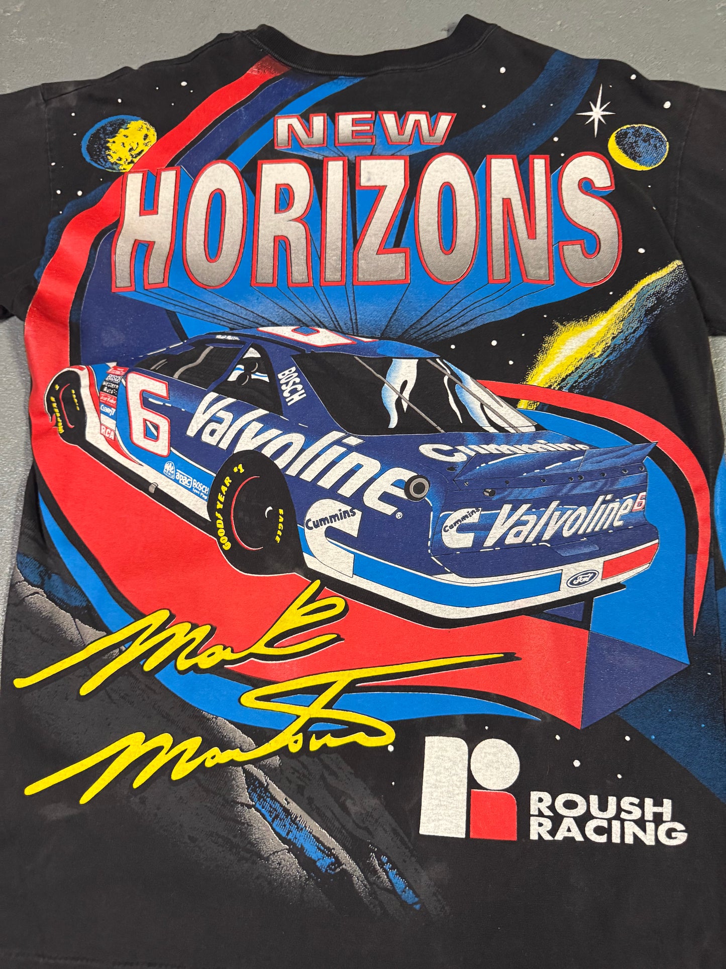 Single Sticth Mark Martin NASCAR Aop Sz L