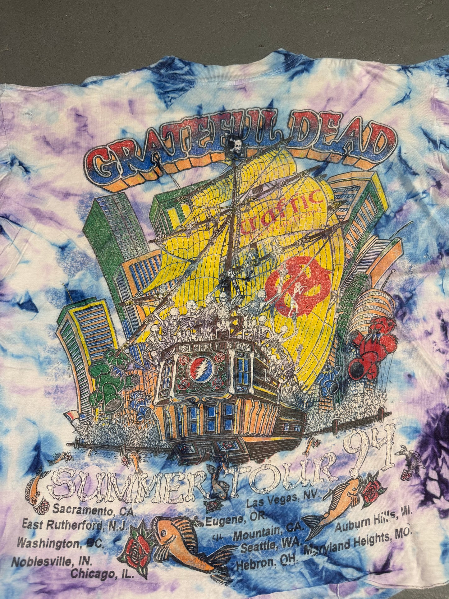 Parking Lot “Ship of Fools” BootLeg Tee Sz XL