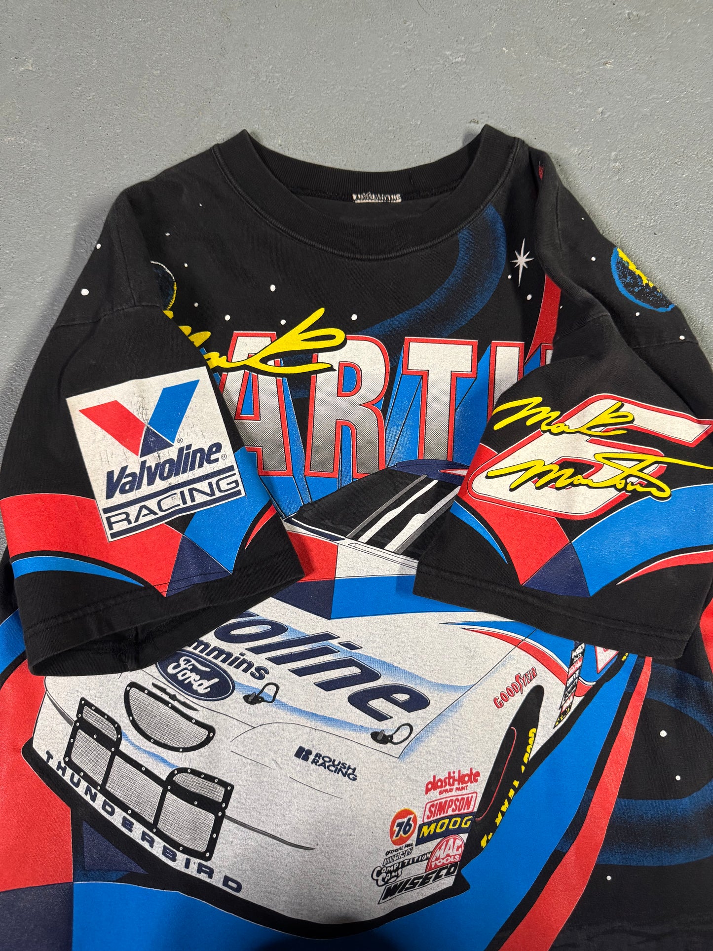 Single Sticth Mark Martin NASCAR Aop Sz L