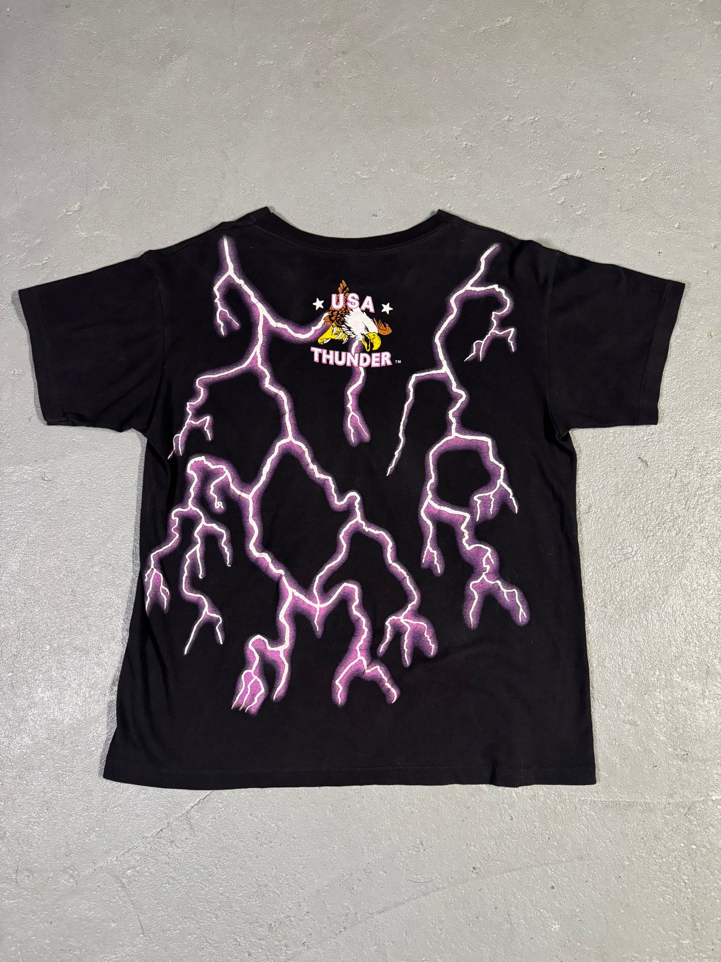 Vintage American Thunder Biker Tee Sz L