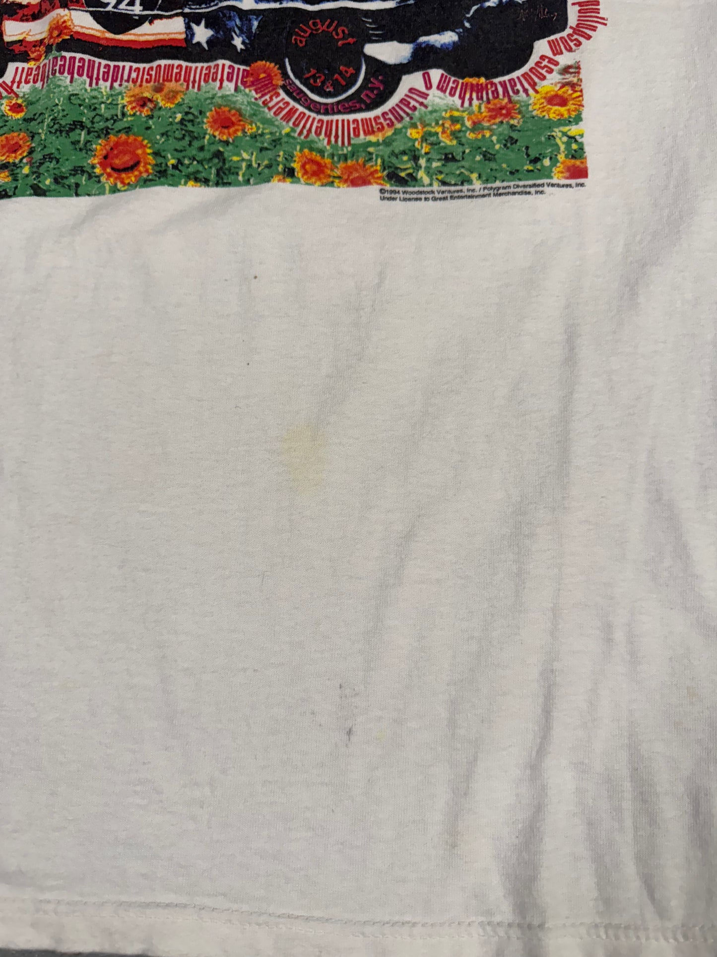 1994 Woodstock Tee Sz XL