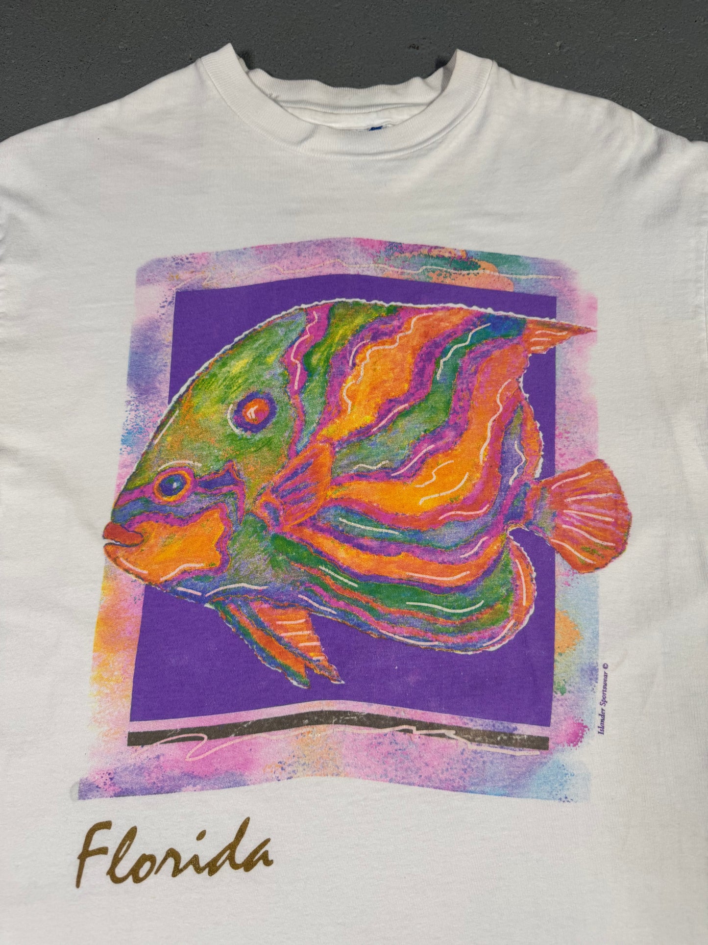 90s Florida Art tee Sz M