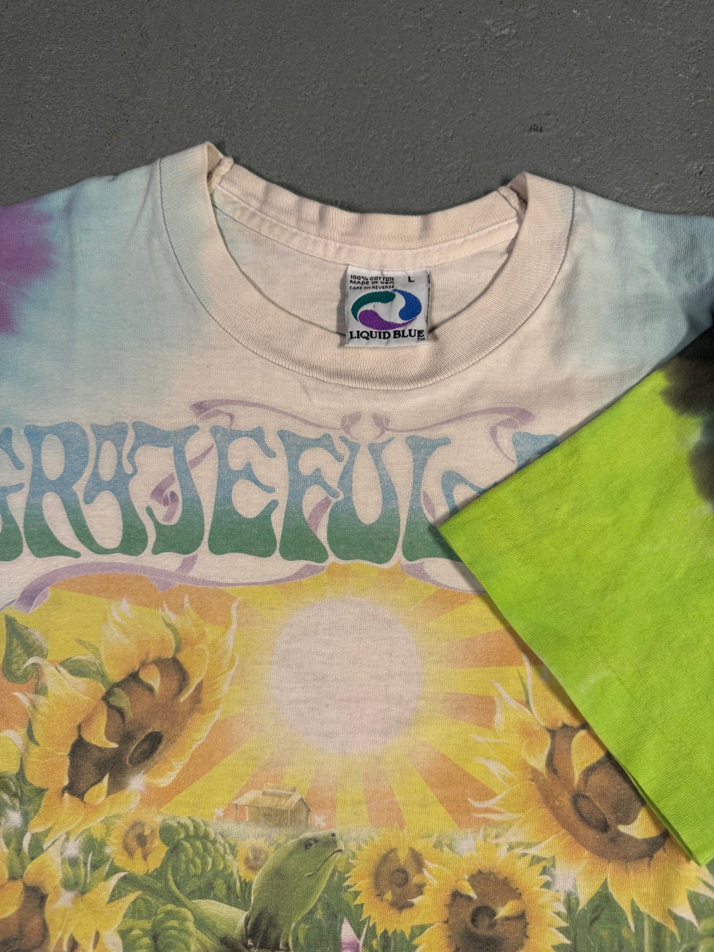 90s Greatful Dead Terrapin Turtle Tee Sz L