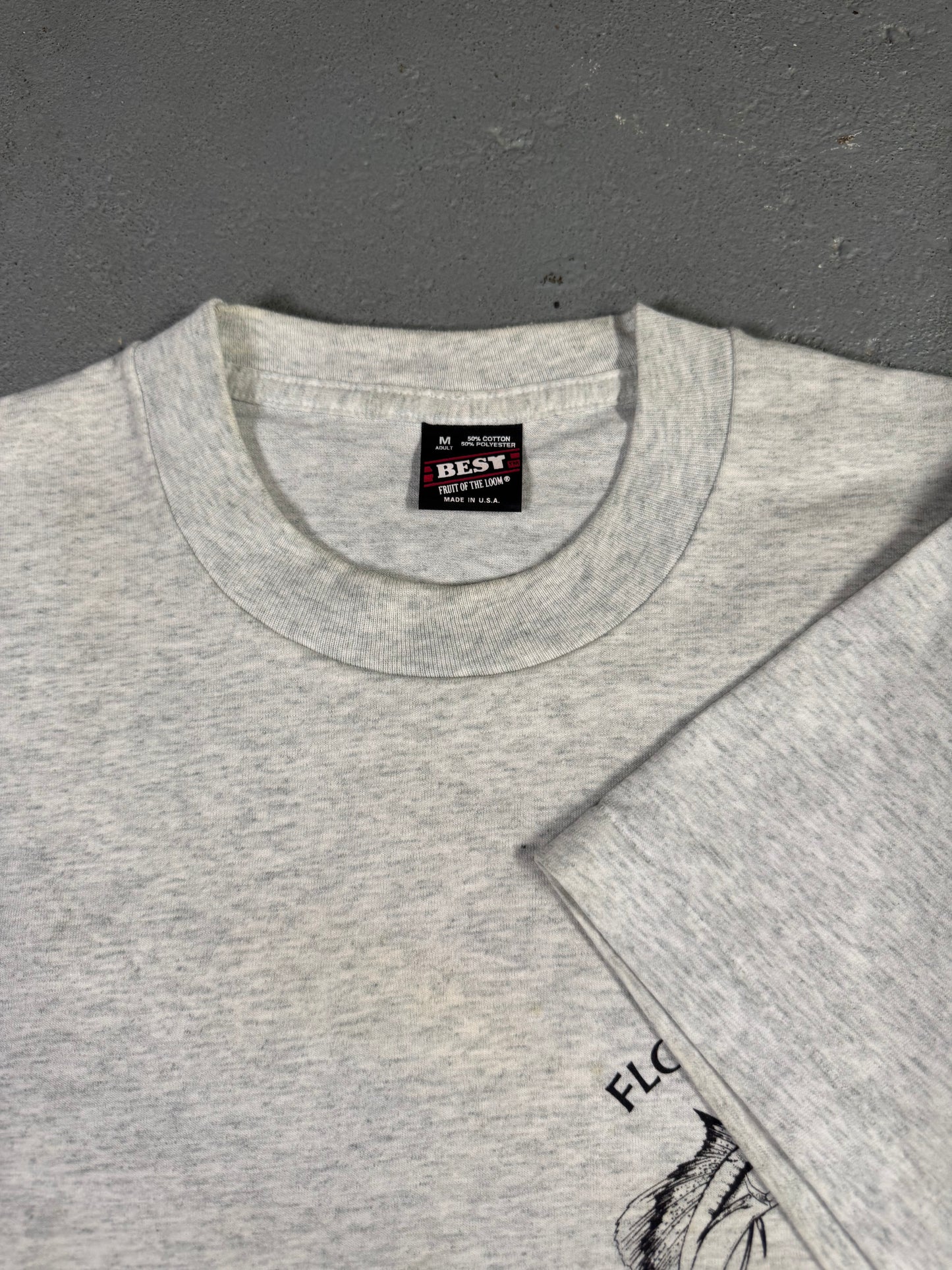 90s Florida Keys Marlin Tee Sz M