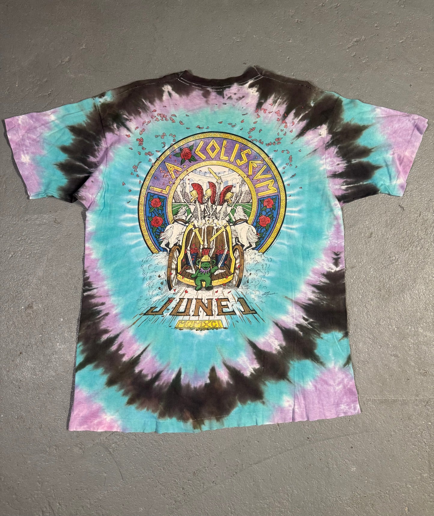 90s LA Coliseum Greatful Dead Tee Sz XL