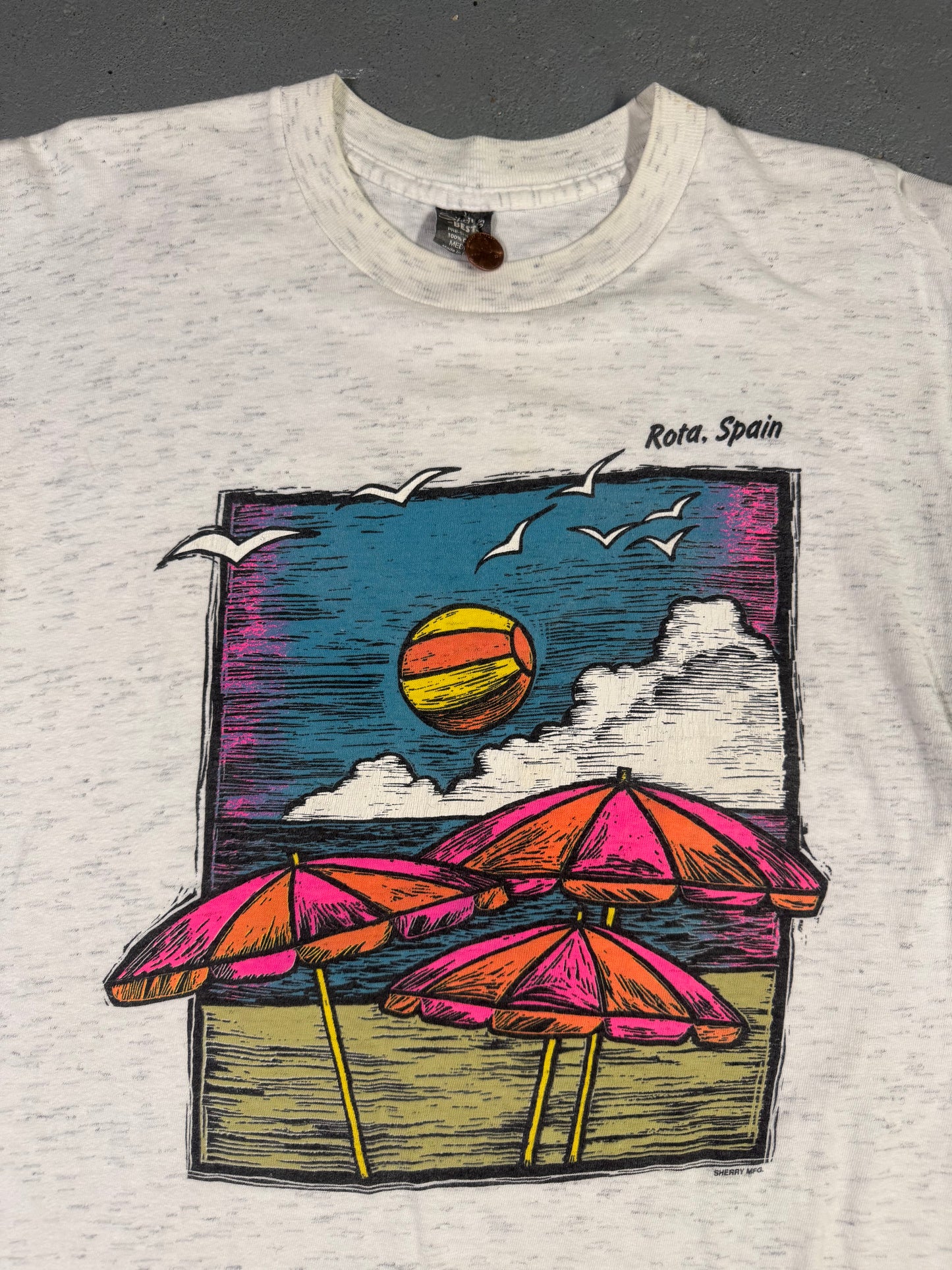 90s Rota Spain Tee Sz M