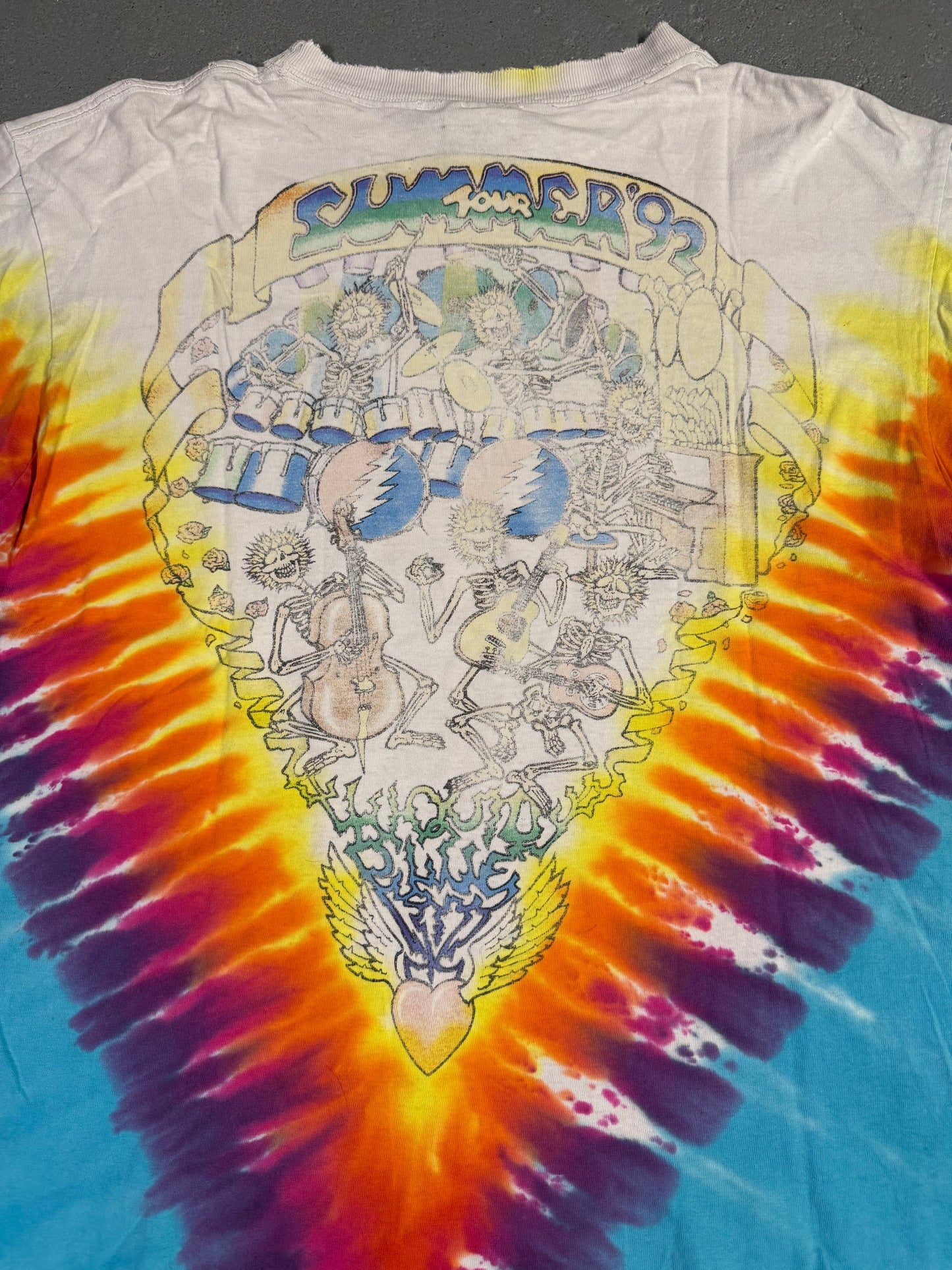 1992 Greatful Dead Summer Tour Tee Sz L
