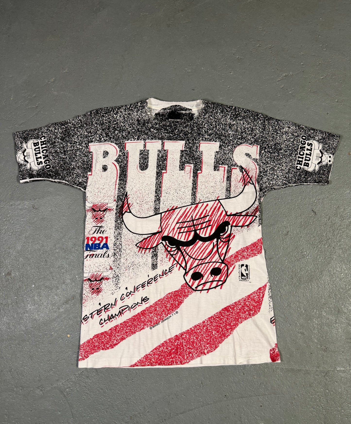 90s Single stitch bulls Tee Sz M