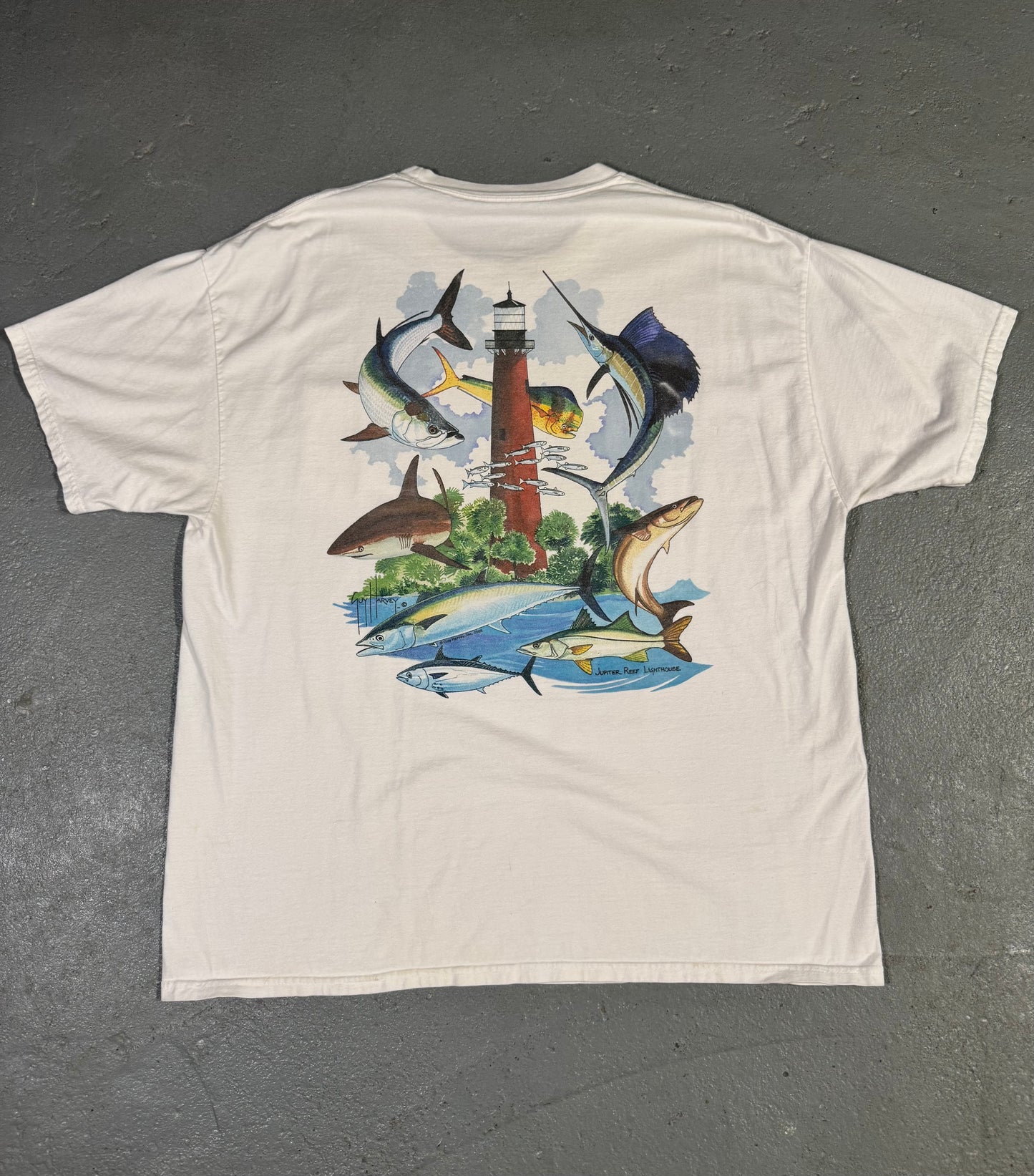 Y2K Guy Harvey Tee Sz L