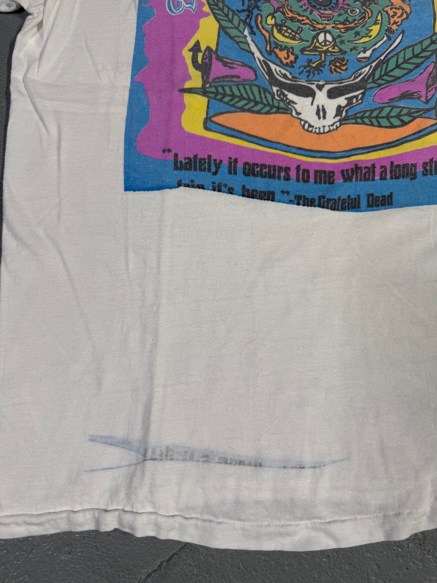 Rare 1989 Greatful Dead Reunion Tee Sz L