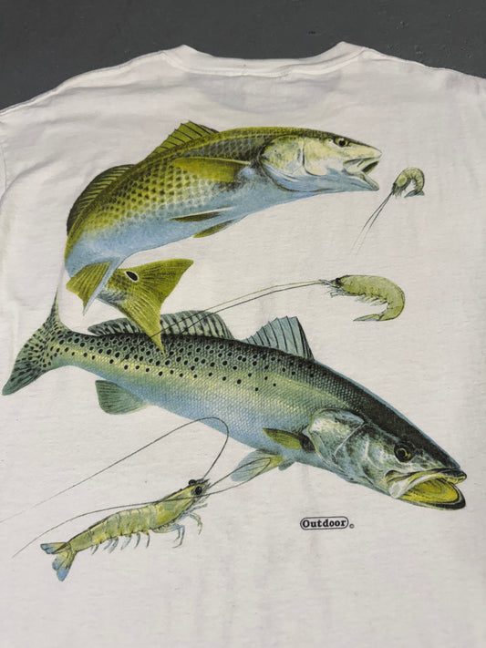 Y2K Magellan Sportswear Tee Sz L