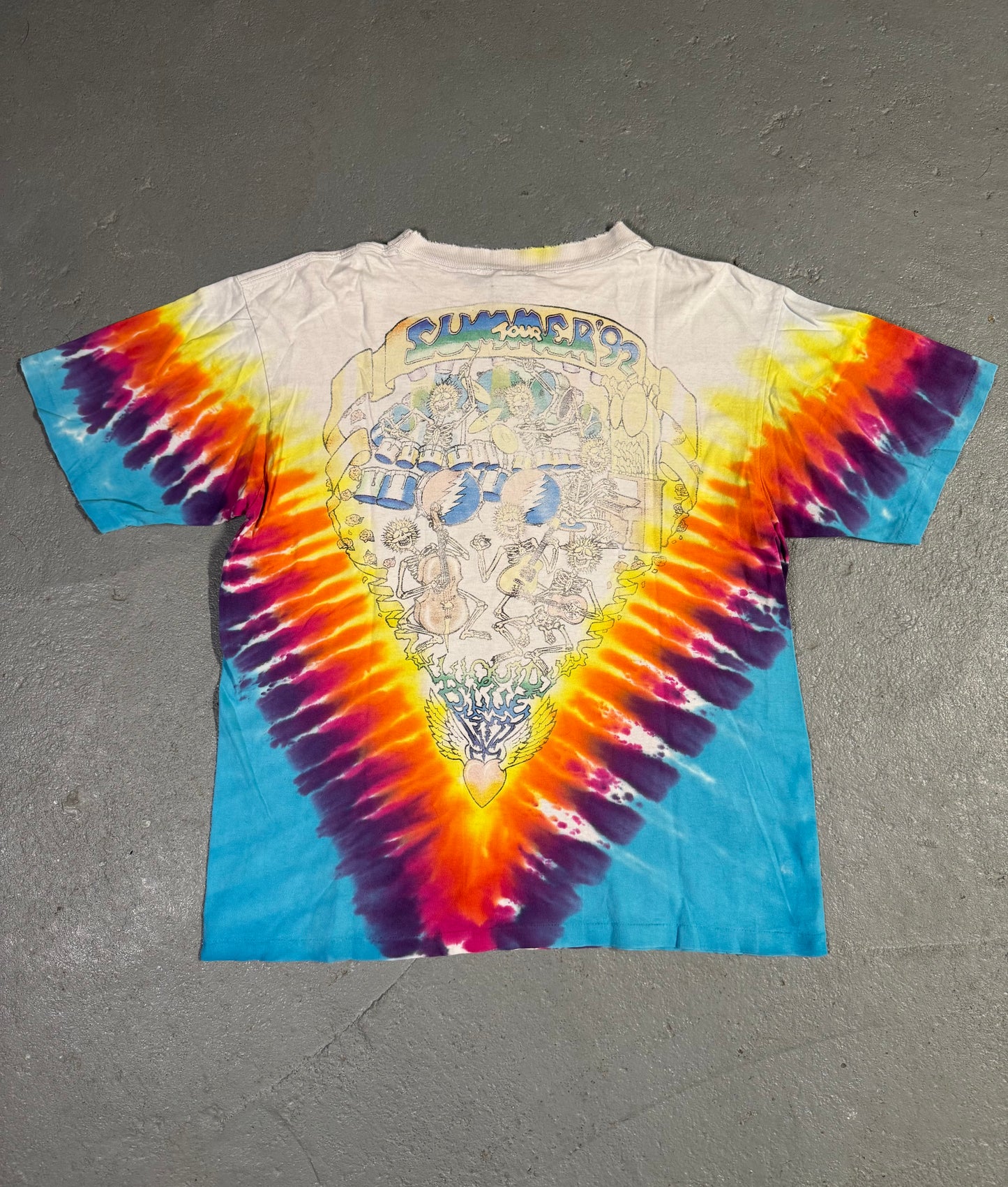 1992 Greatful Dead Summer Tour Tee Sz L