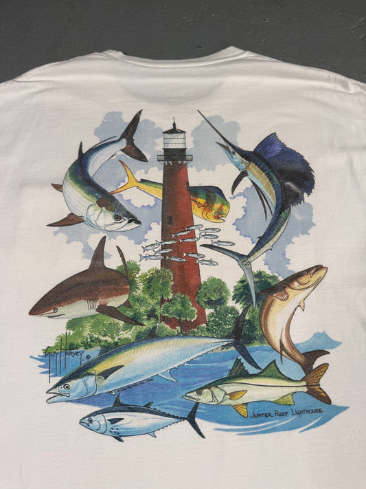 Y2K Guy Harvey Tee Sz L