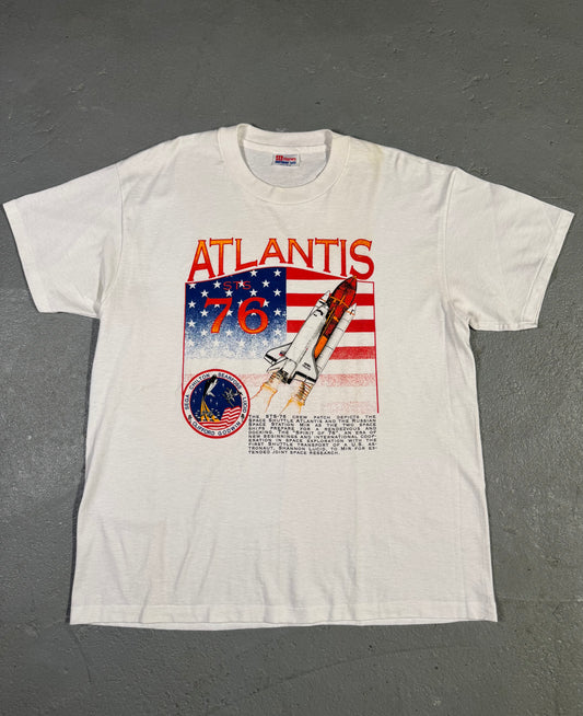 90s “Atlantis” Space shuttle Tee Sz L