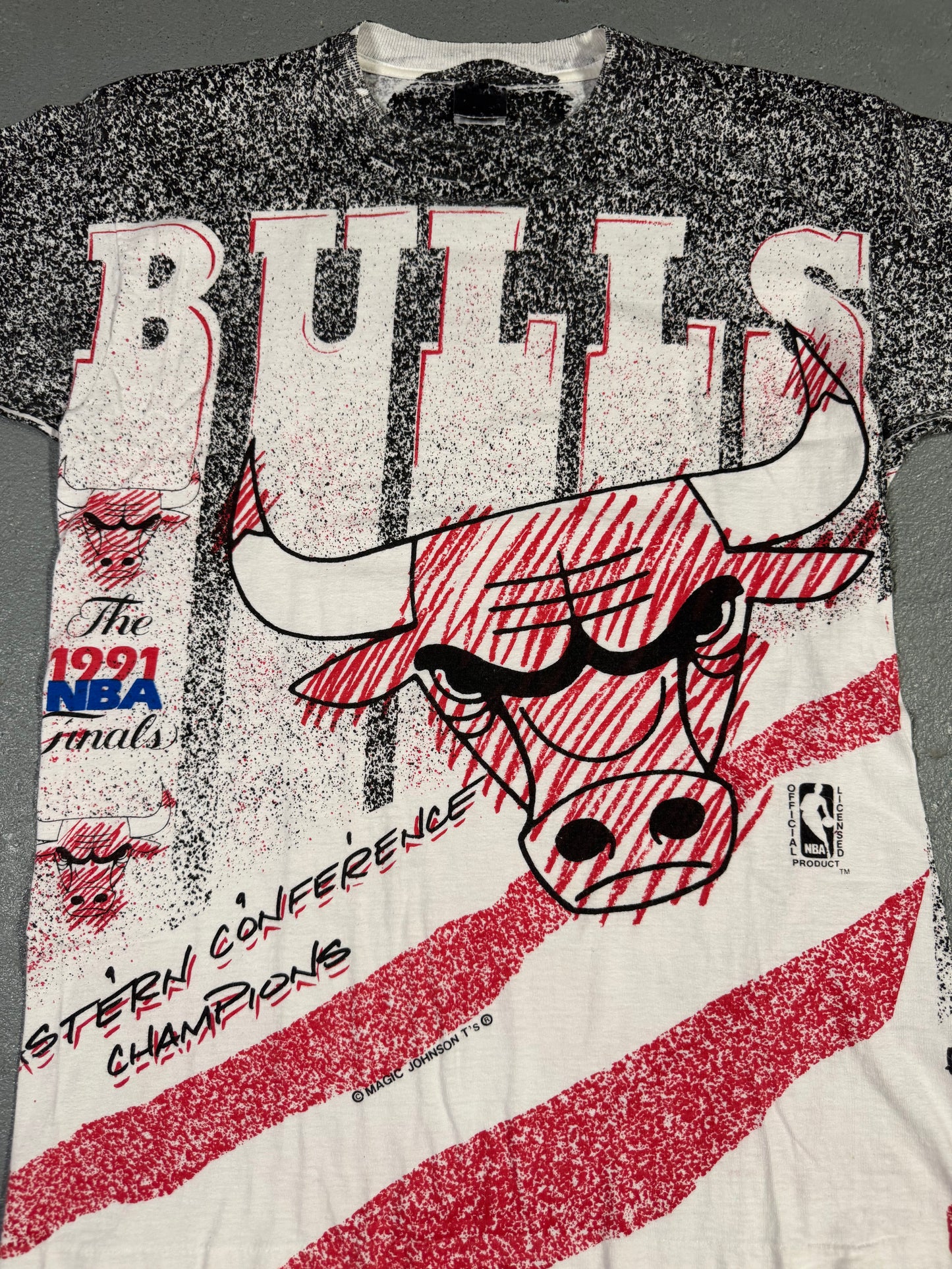 90s Single stitch bulls Tee Sz M
