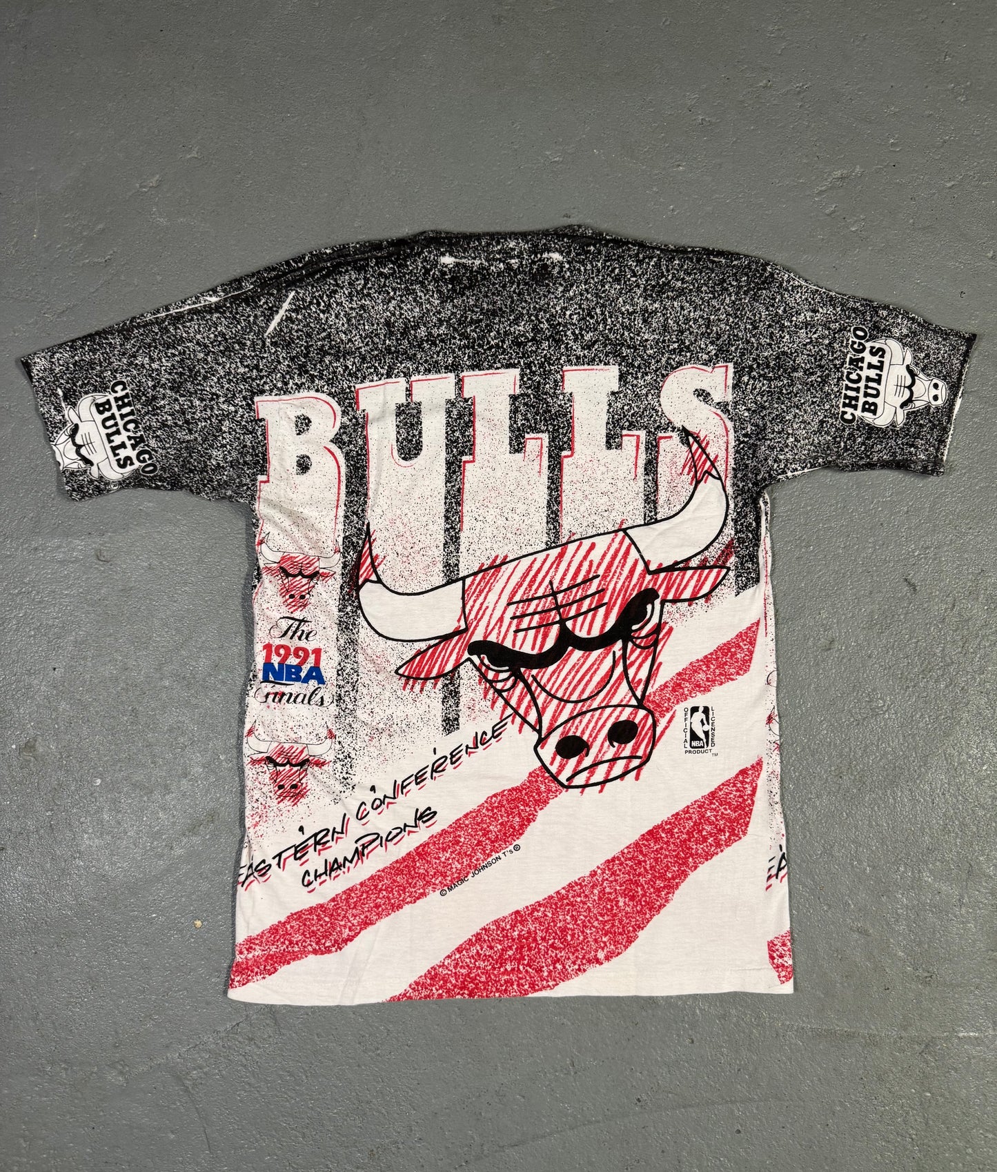 90s Single stitch bulls Tee Sz M