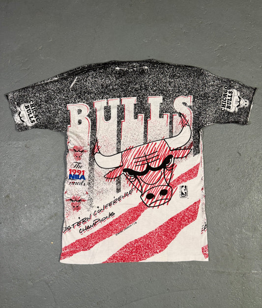 90s Single stitch bulls Tee Sz M