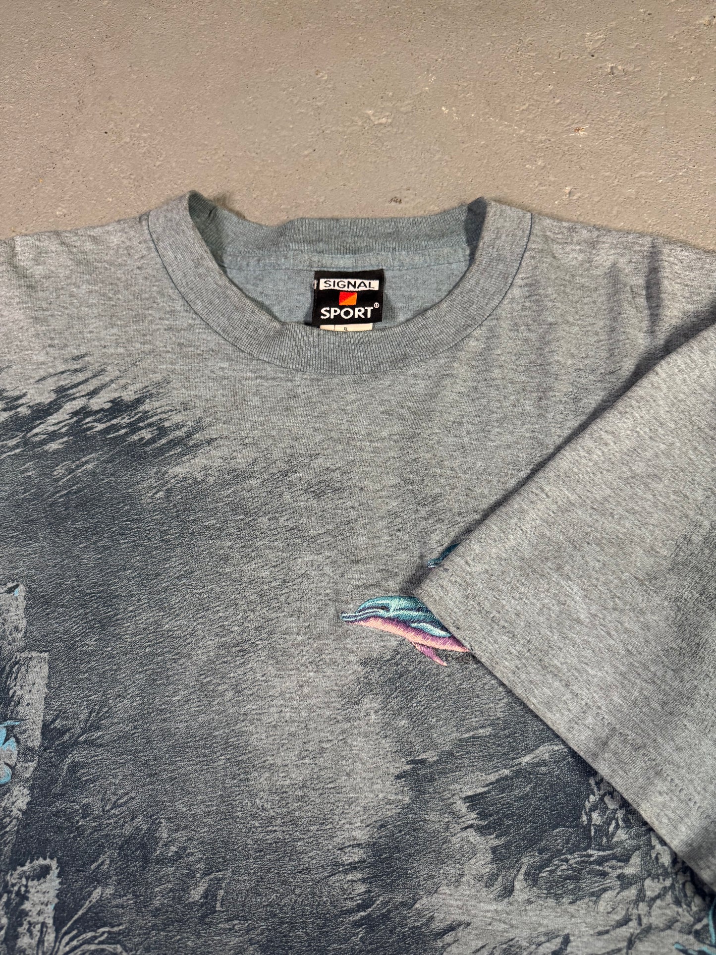 90s Signal Sport Tee Sz XL