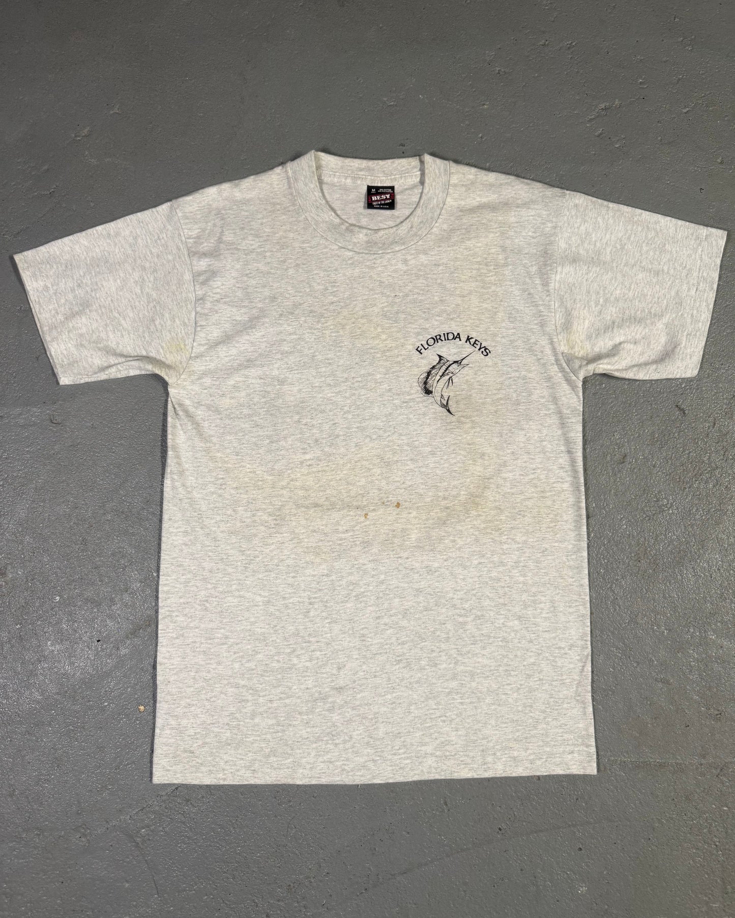 90s Florida Keys Marlin Tee Sz M