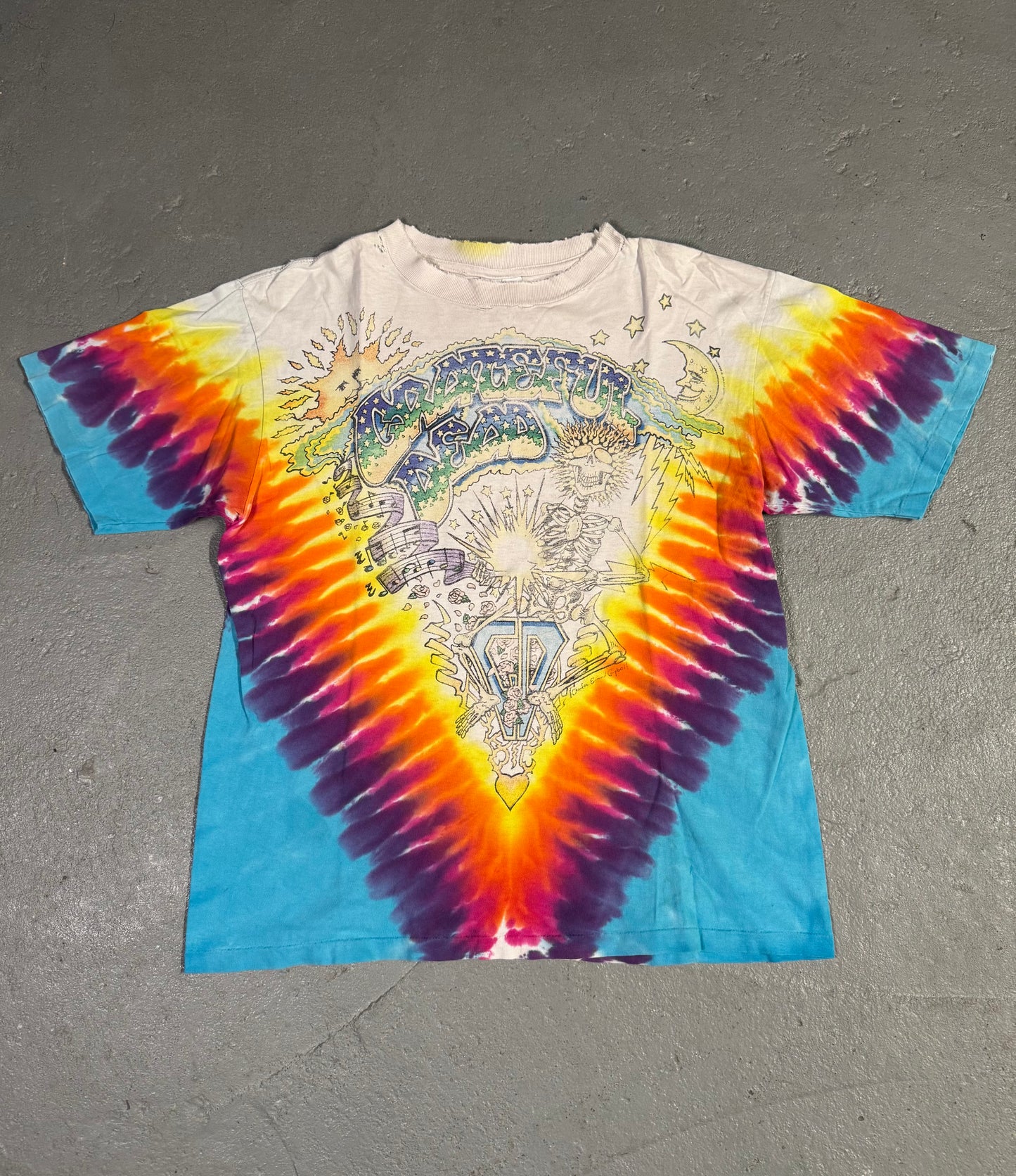 1992 Greatful Dead Summer Tour Tee Sz L