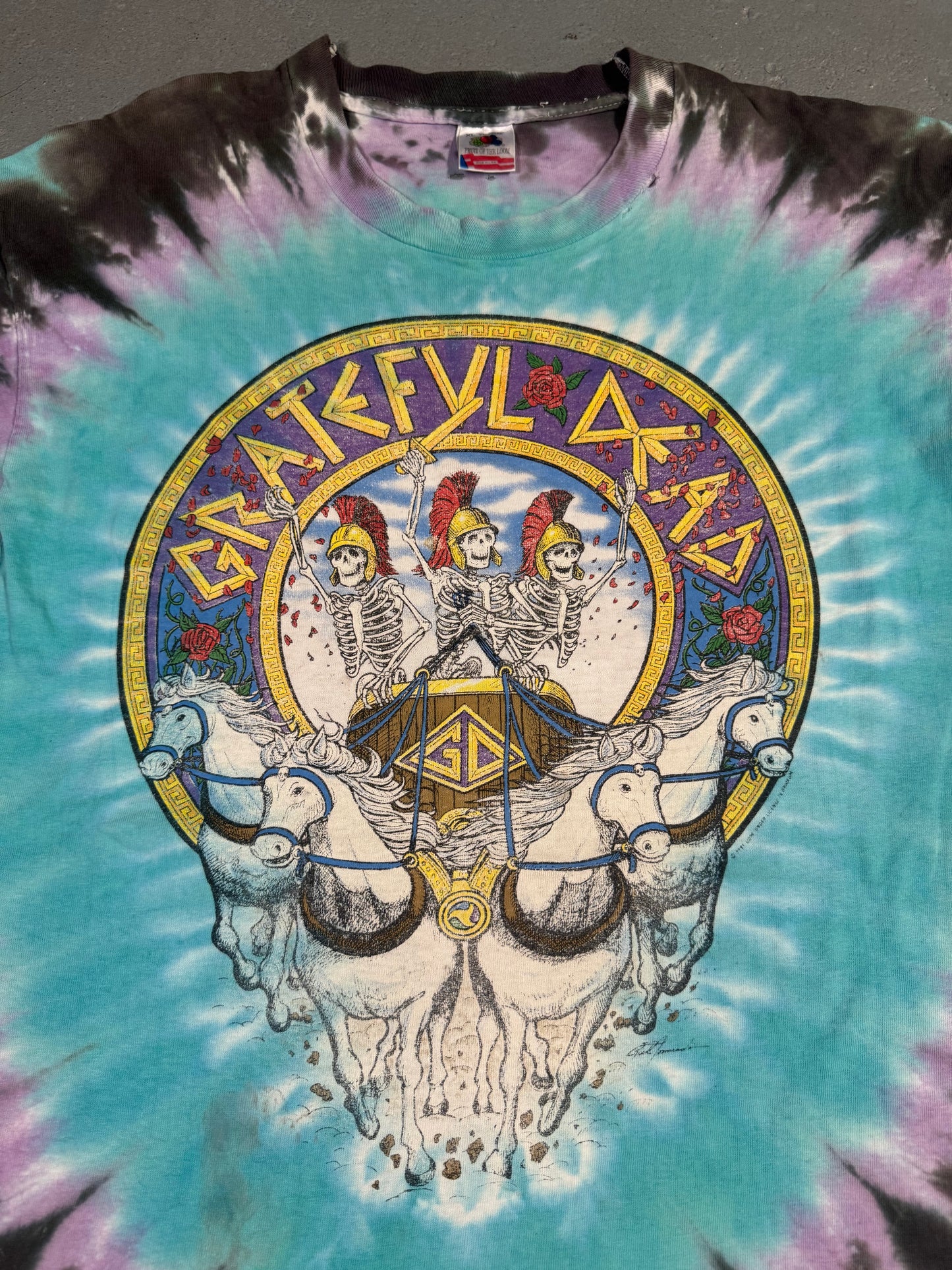 90s LA Coliseum Greatful Dead Tee Sz XL