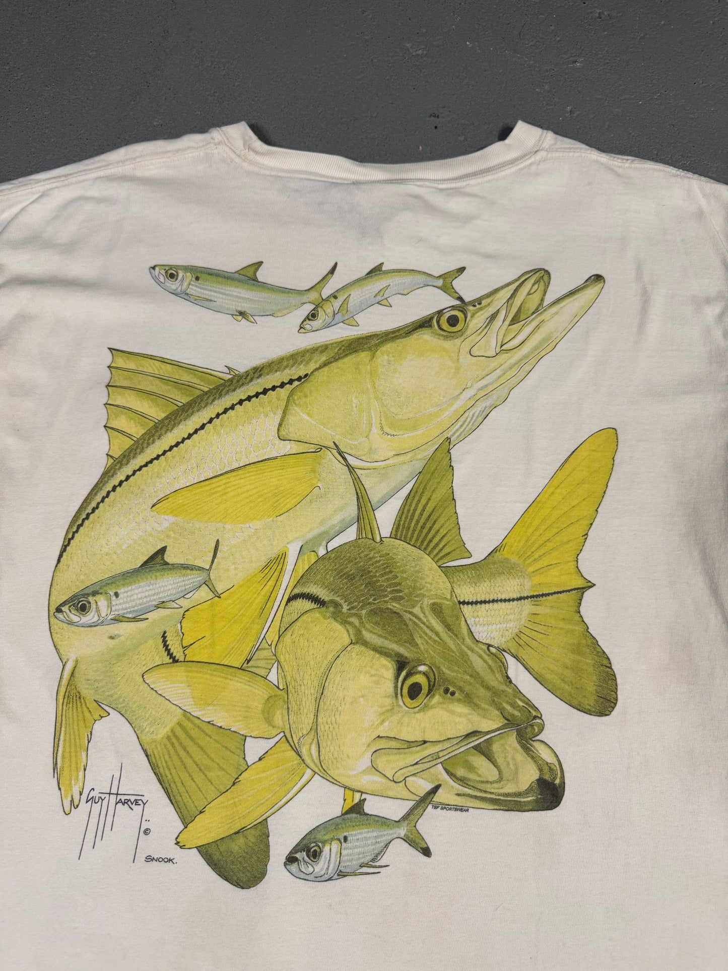 Y2K Guy Harvey Snook Tee Sz L