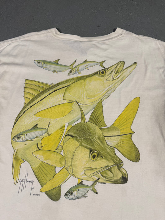 Y2K Guy Harvey Snook Tee Sz L