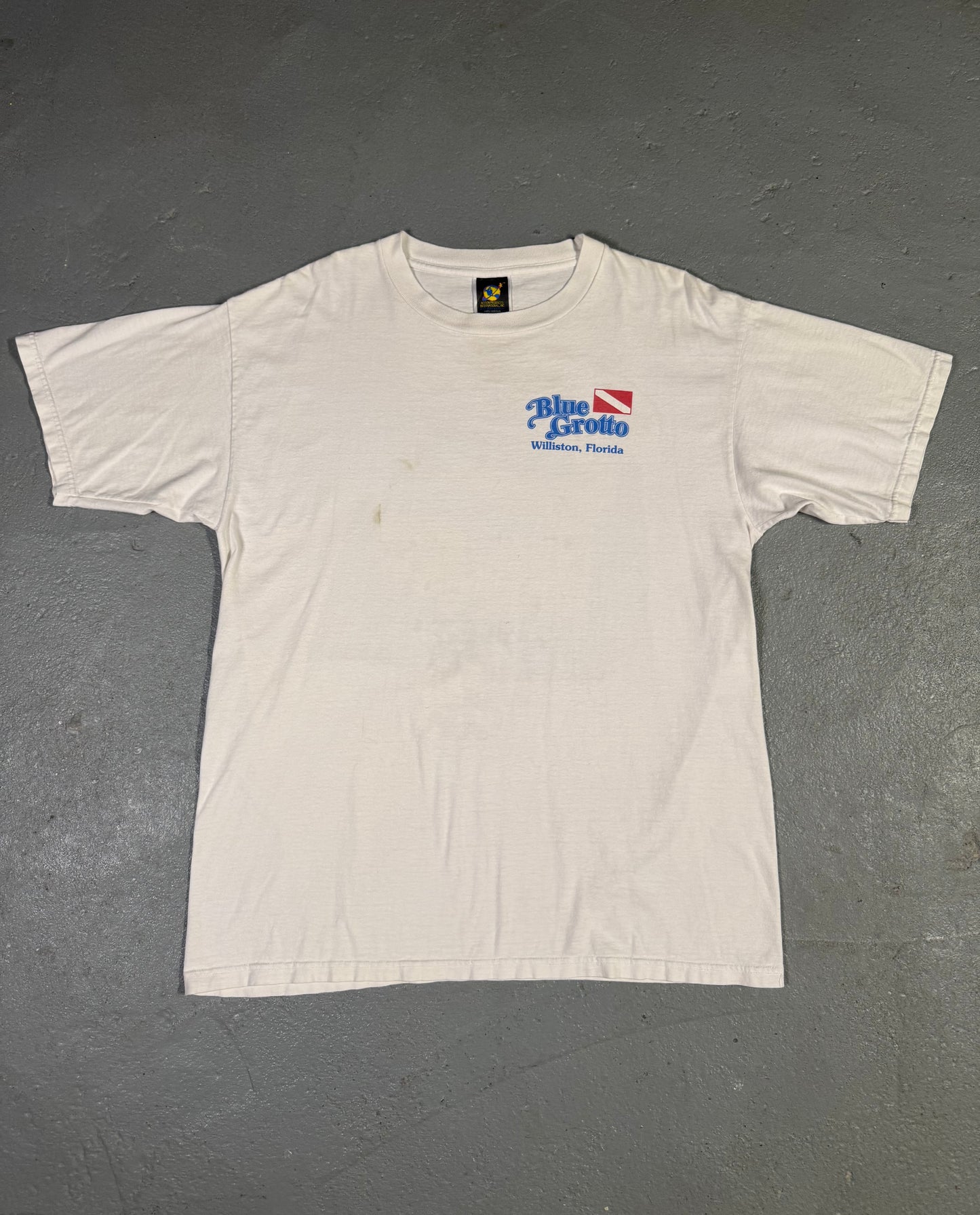 Y2K Blue Grotto Tee Sz XL