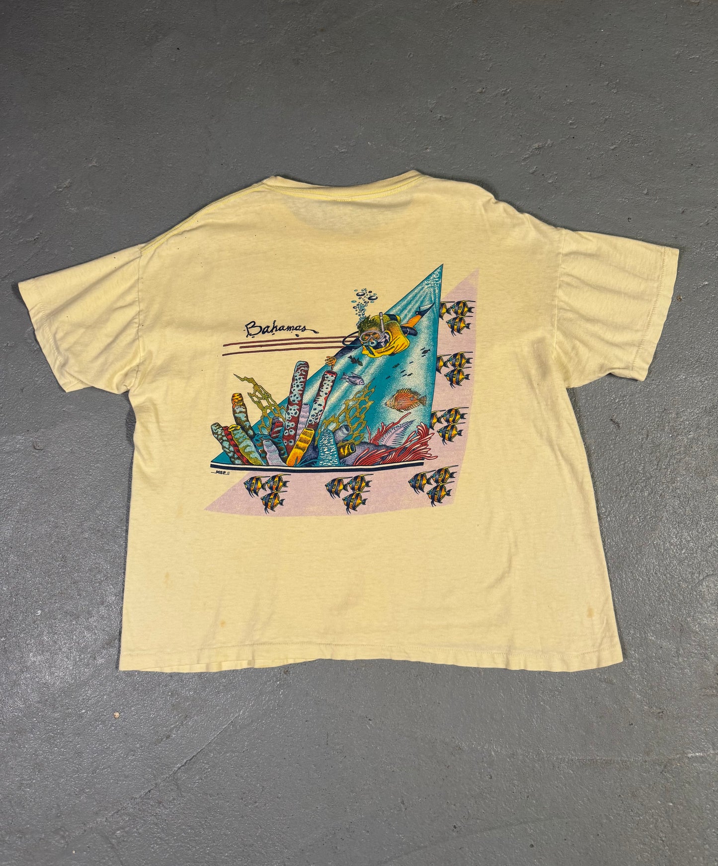 80s Signal Bahamas Tee Sz L
