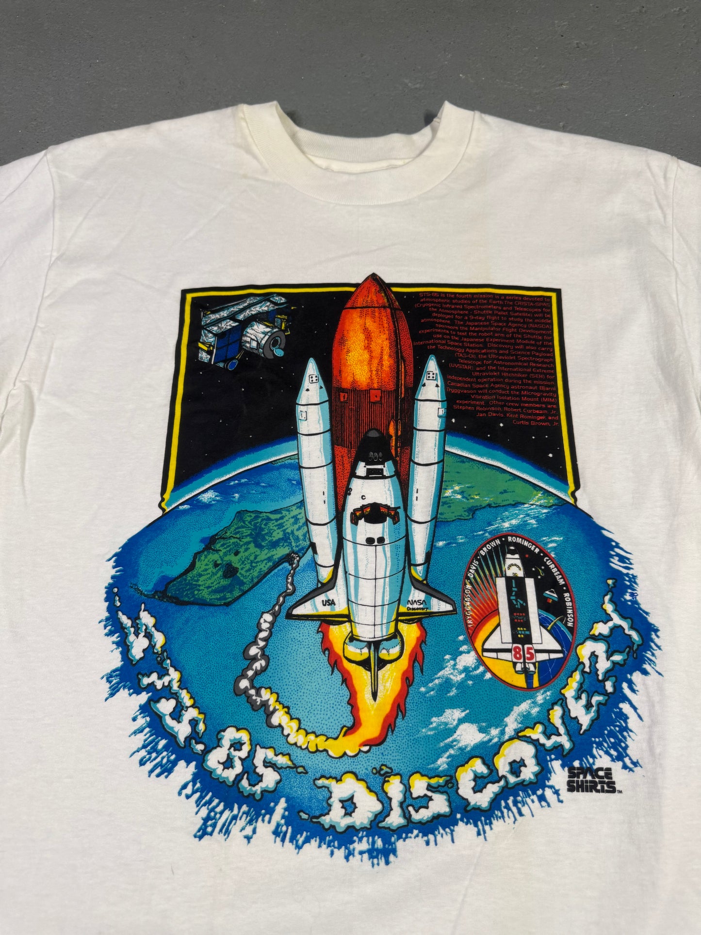 90s “Sts-85 Discovery” Tee Sz XL