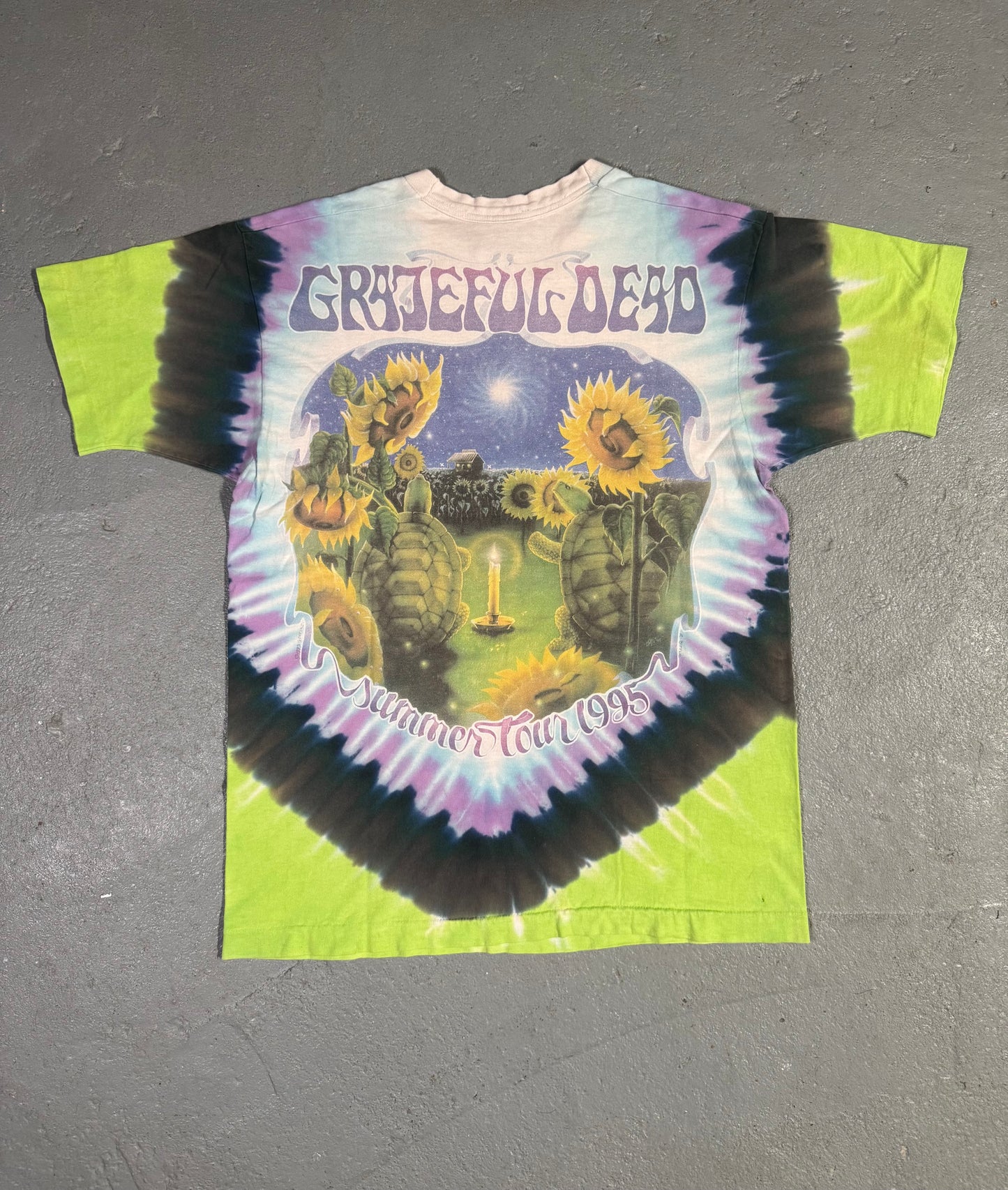 90s Greatful Dead Terrapin Turtle Tee Sz L