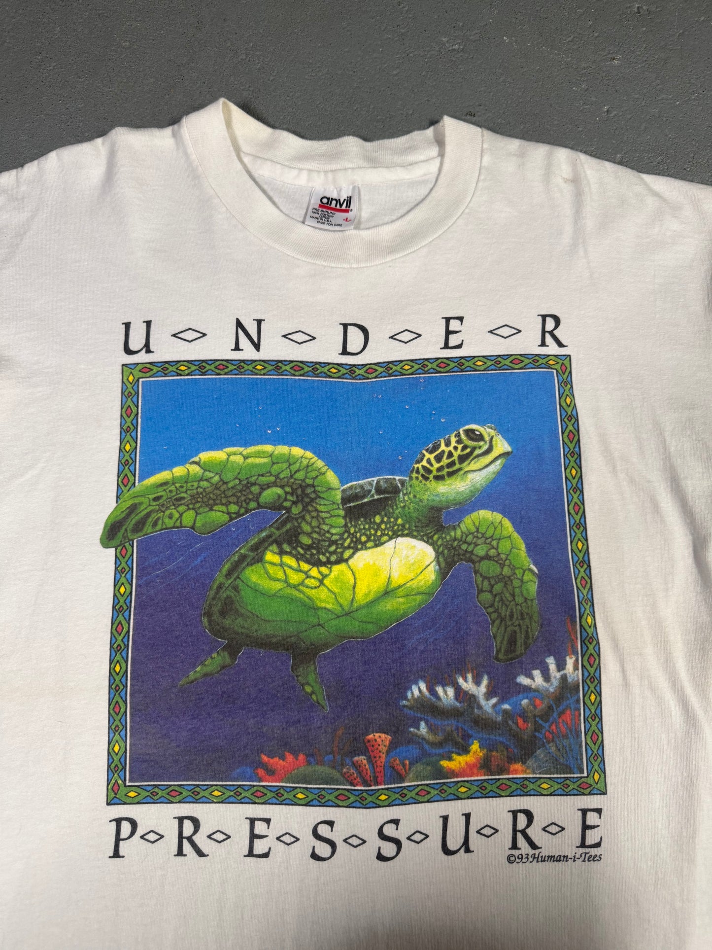 90s single stitch Under Pressure Tee Sz L