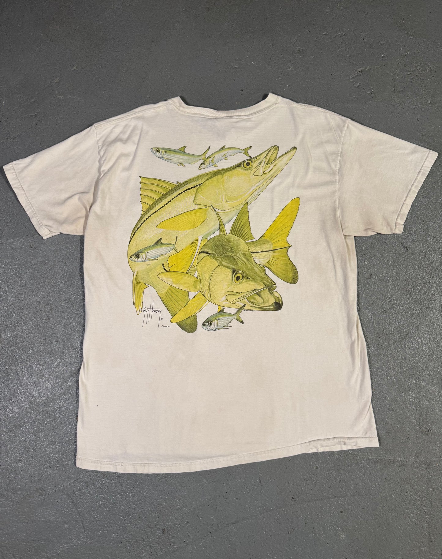 Y2K Guy Harvey Snook Tee Sz L