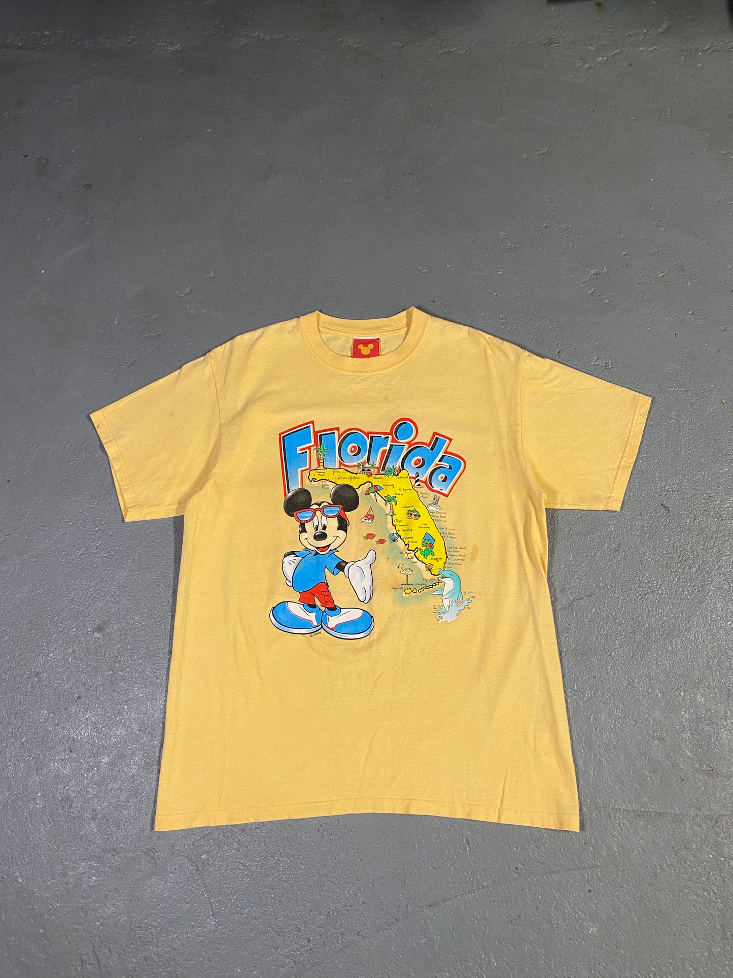 Vintage Mickey Florida Tee Sz L