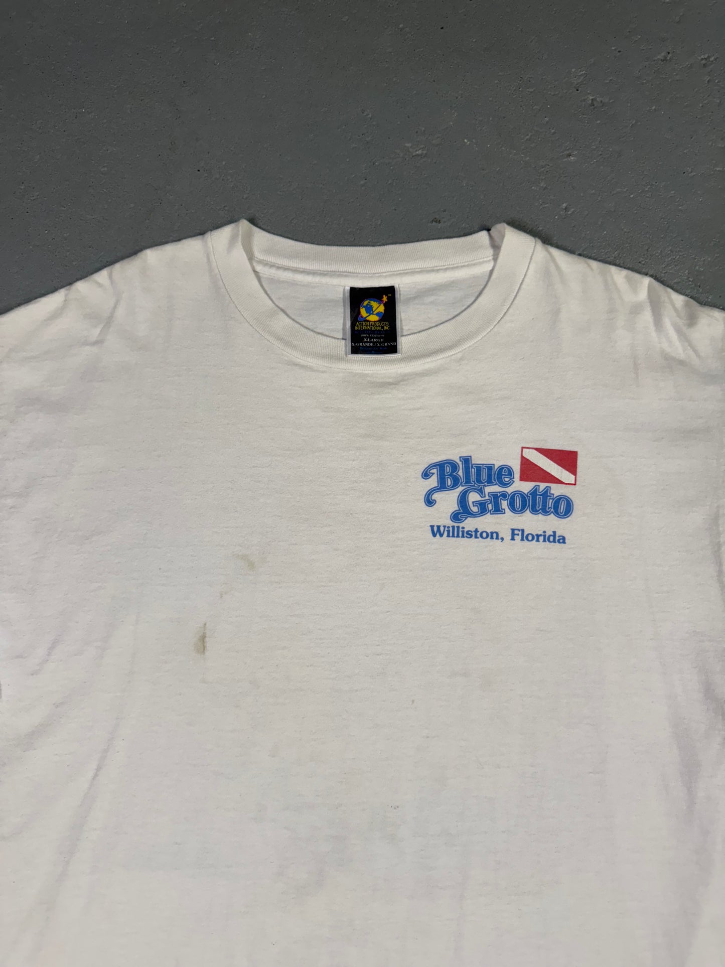 Y2K Blue Grotto Tee Sz XL