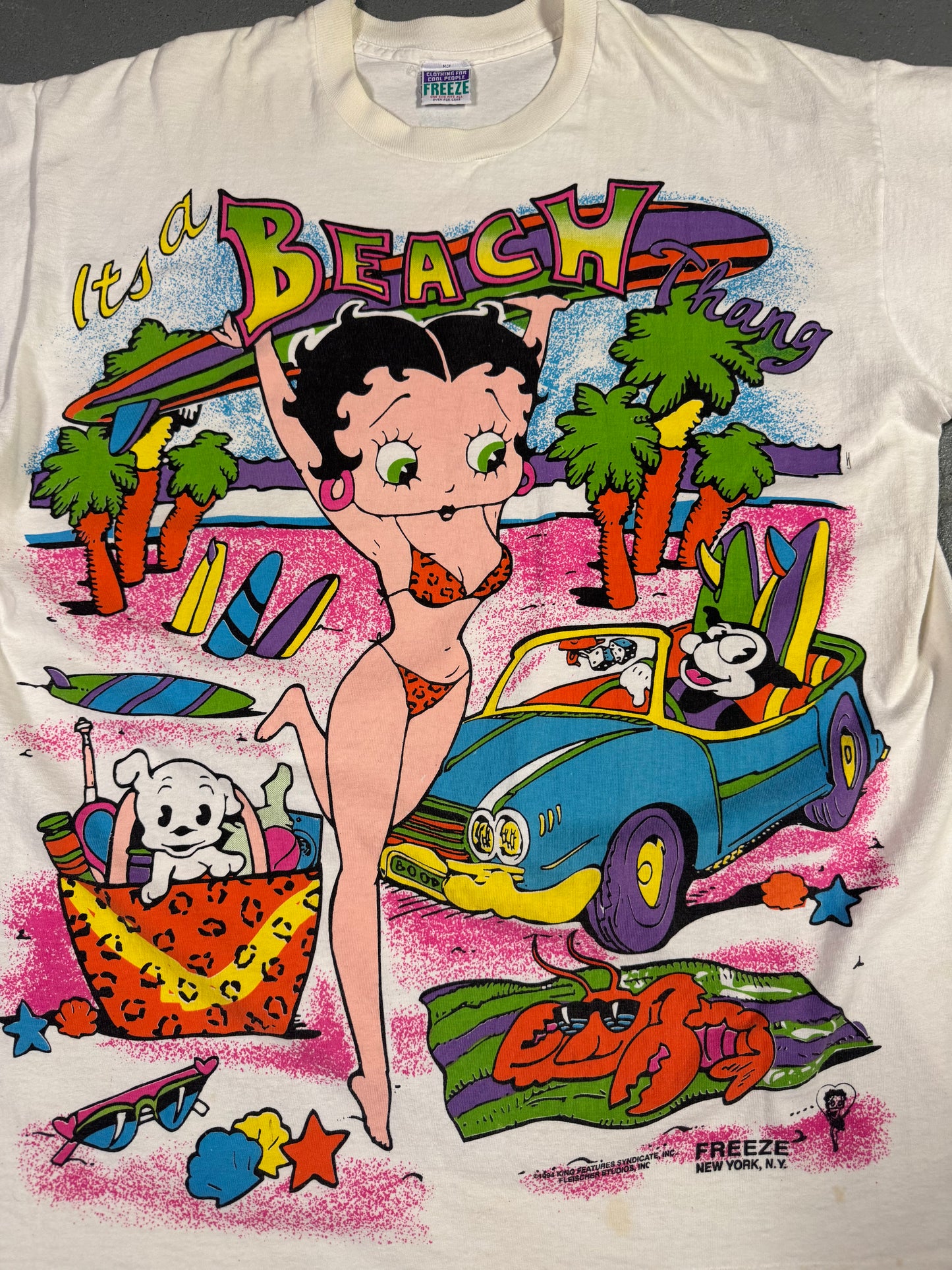 Rare 1994 Betty Boop “It’s a Beach Thang* Size O/S
