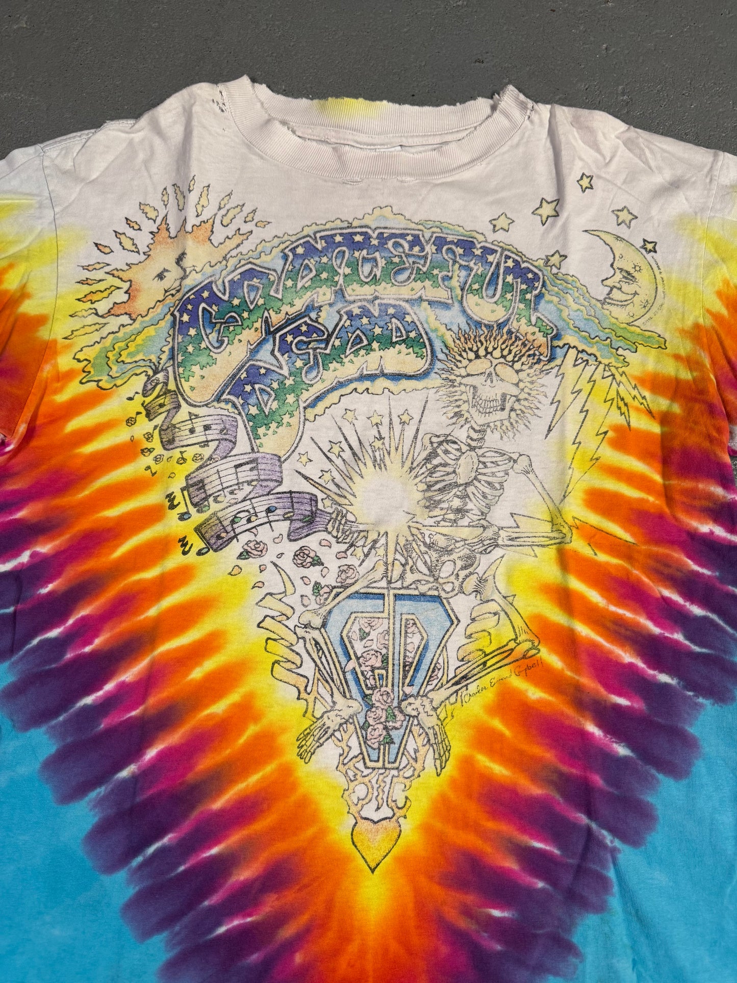 1992 Greatful Dead Summer Tour Tee Sz L