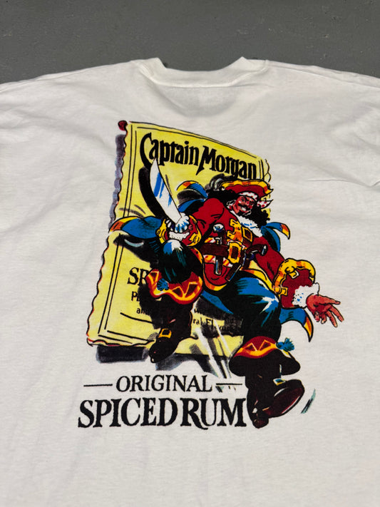 Single stitch “Captain Morgan” Tee Sz L