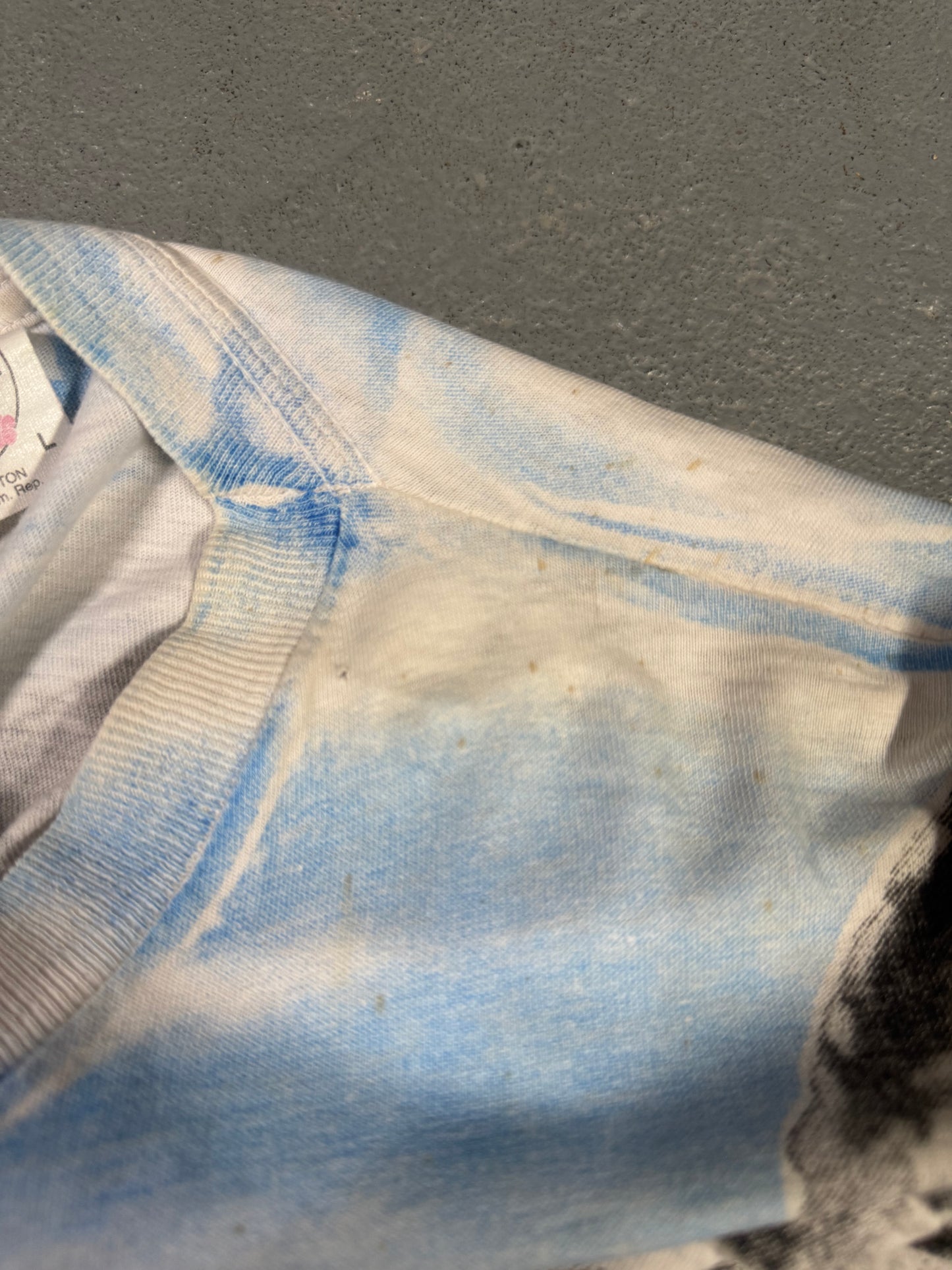 90s Native American Aop Tee Sz L