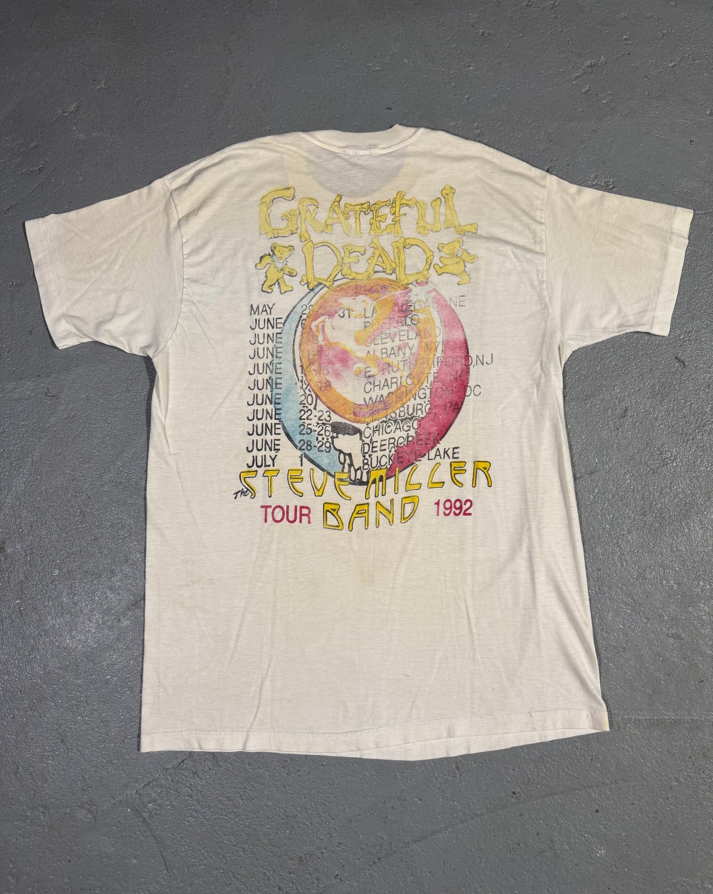 Rare 1992 Greatful Dead Tee Sz XL