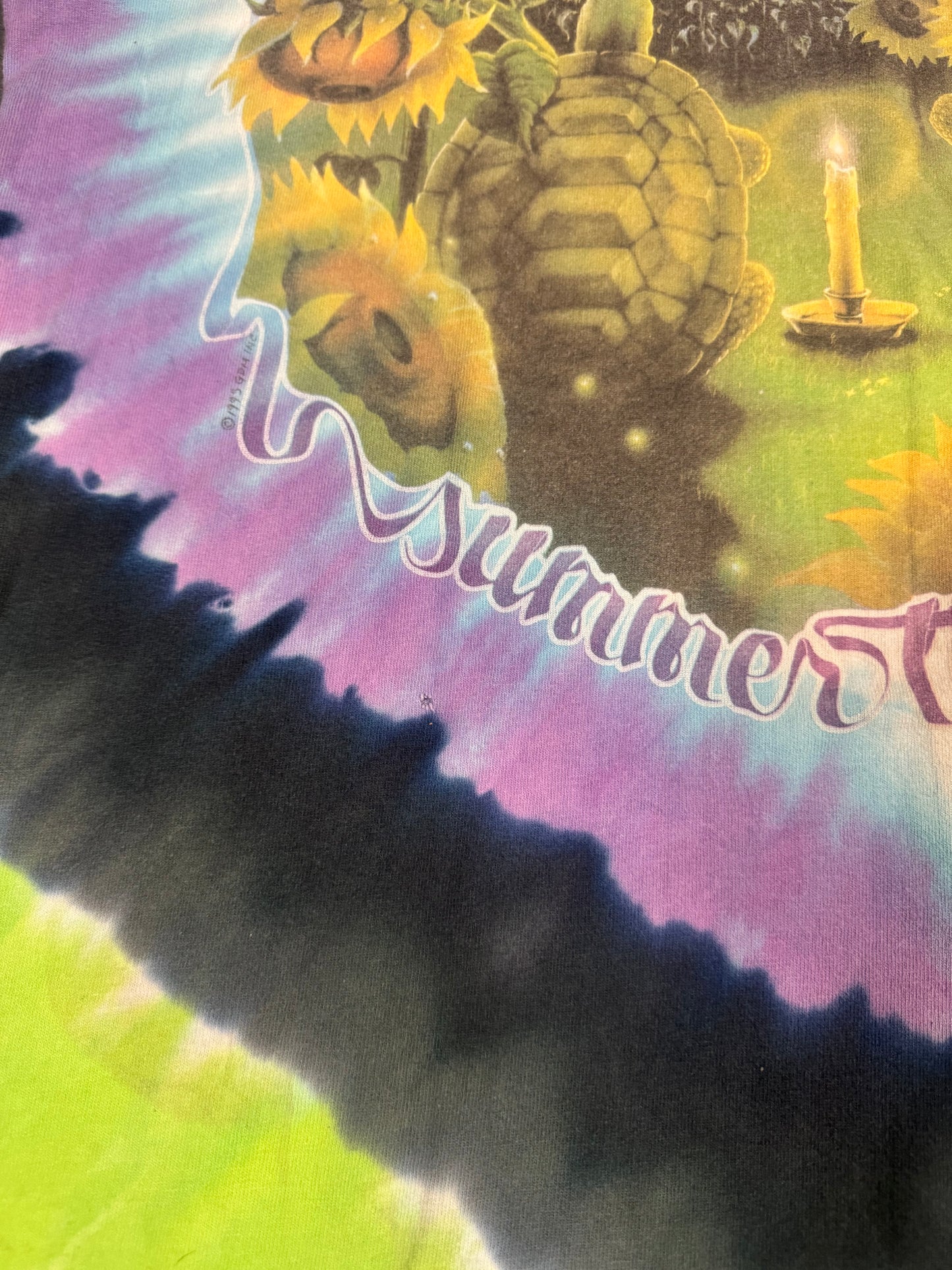 90s Greatful Dead Terrapin Turtle Tee Sz XL