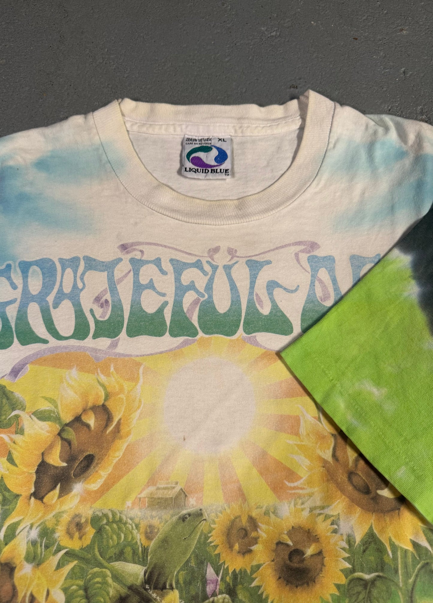 90s Greatful Dead Terrapin Turtle Tee Sz XL