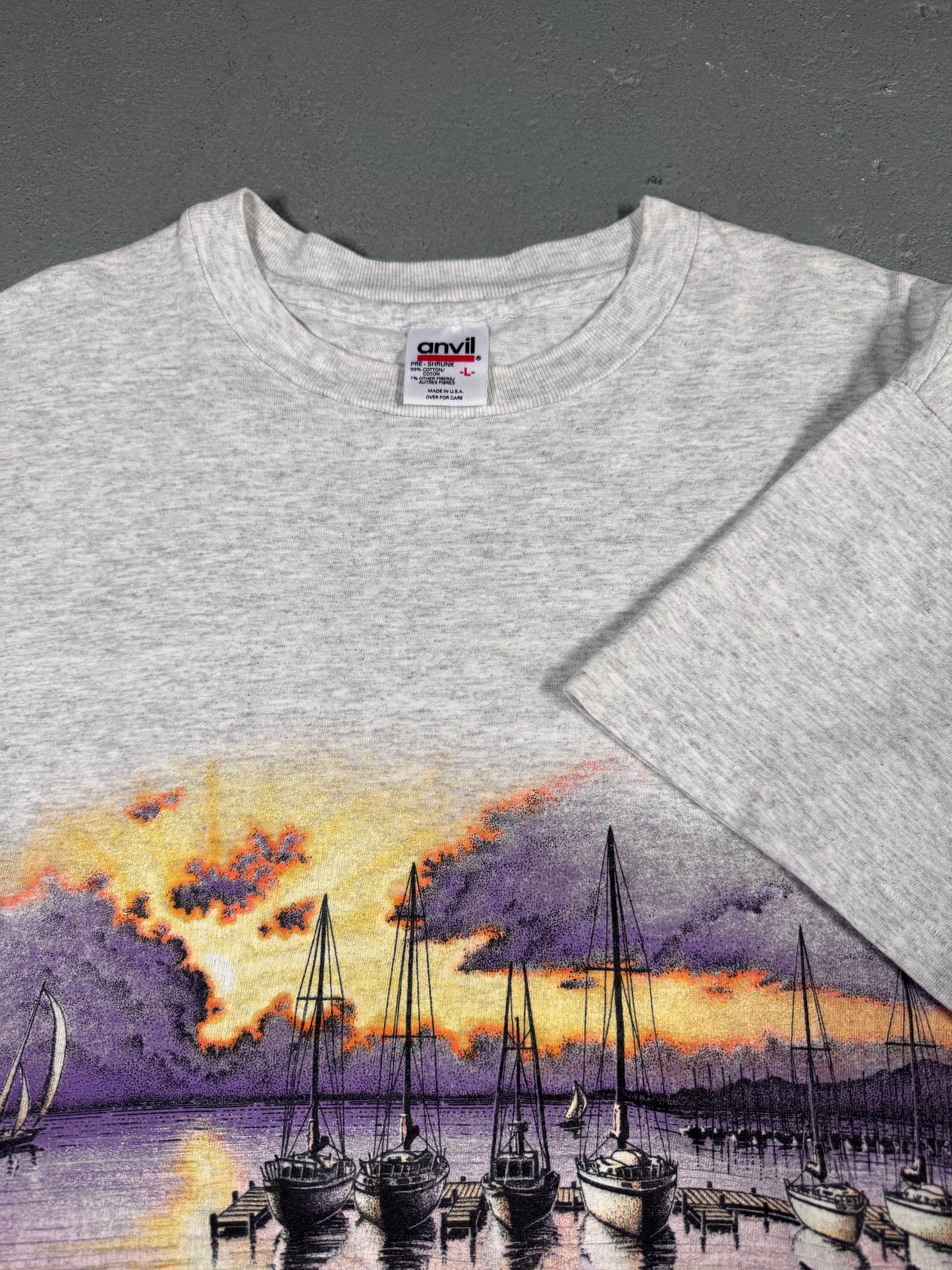 90s San Segal “Dockyard” Tee Sz L