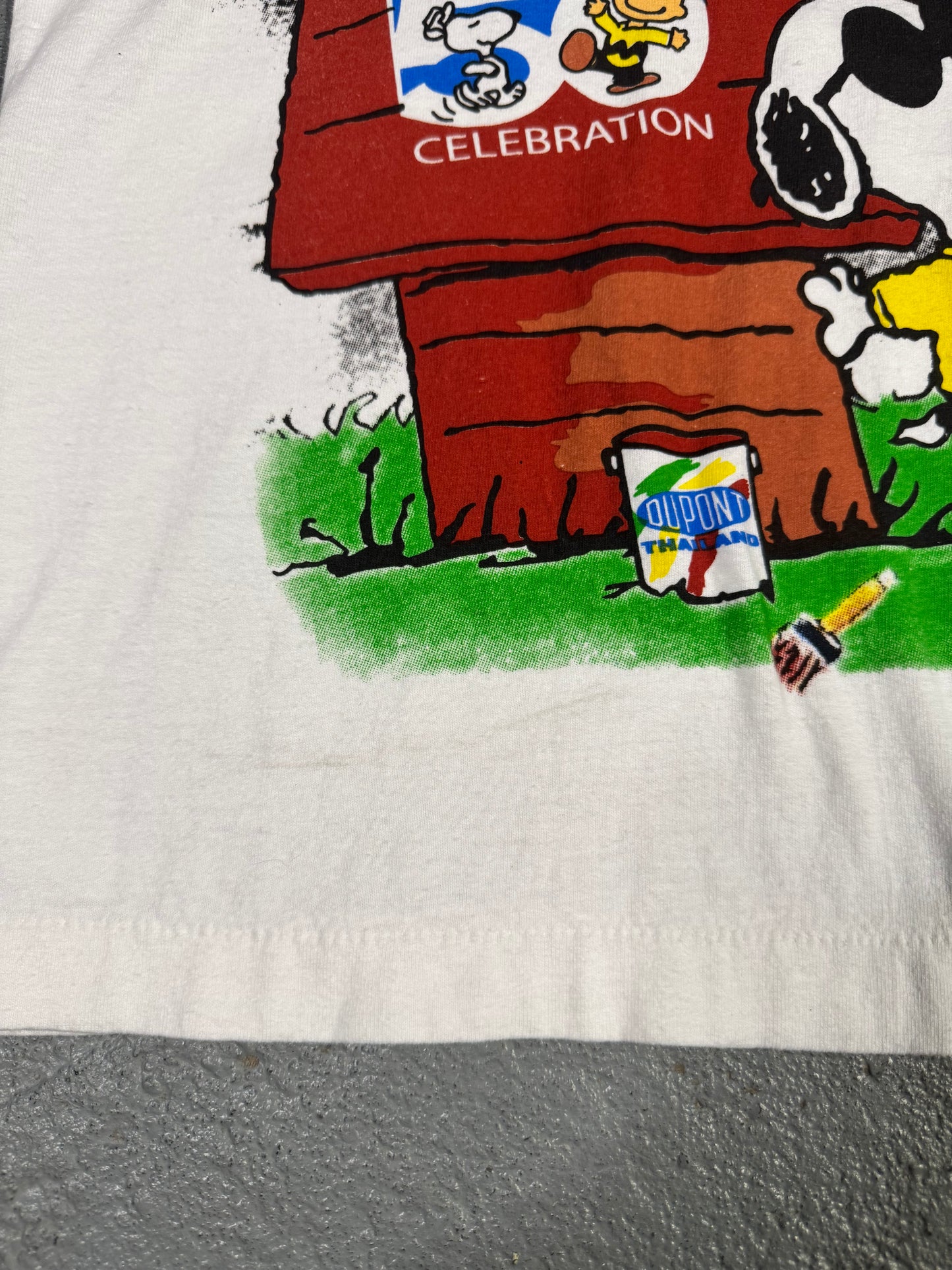 Single Stitch Jeff Gordon Peanuts Tee Sz XL