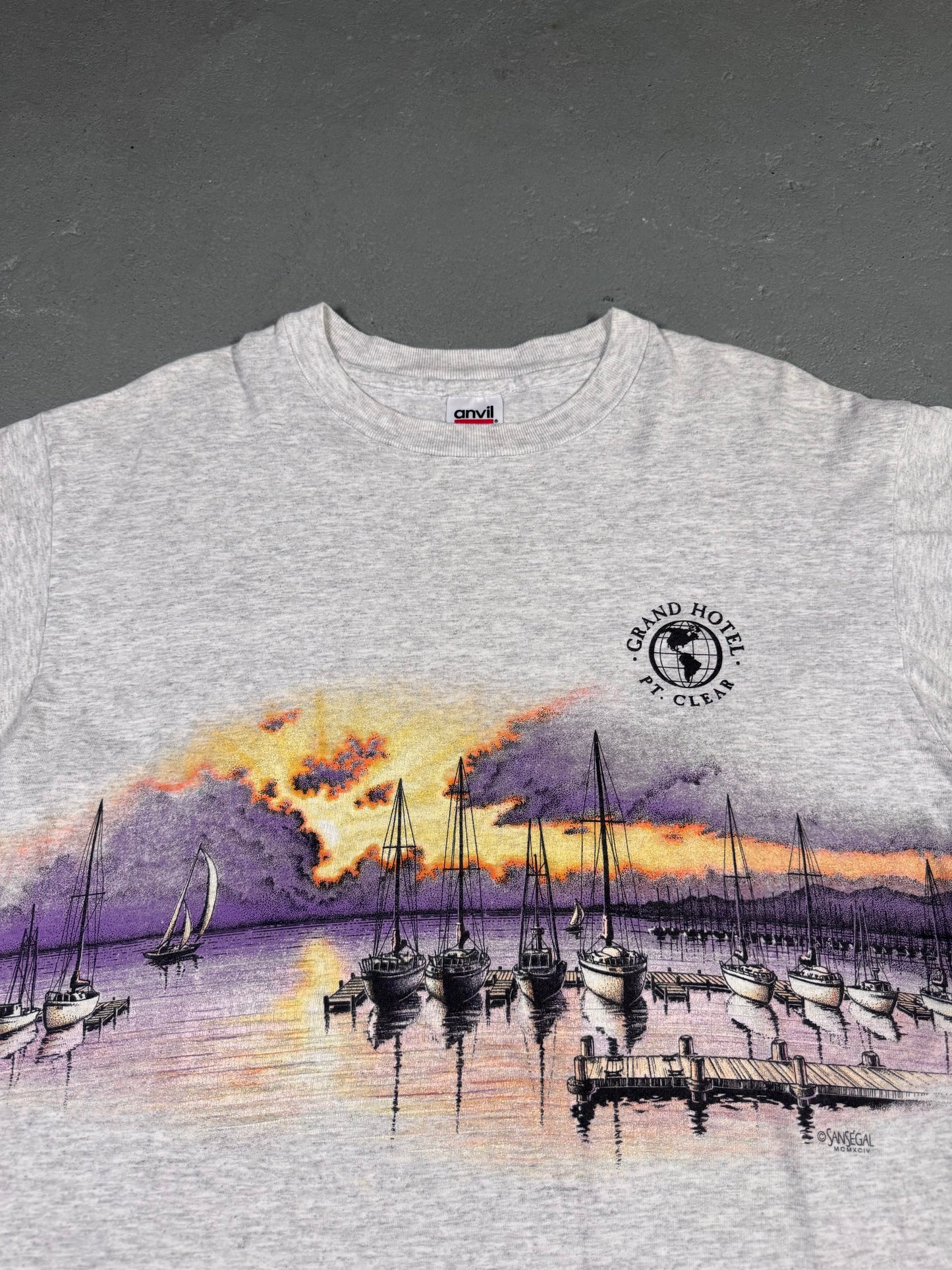90s San Segal “Dockyard” Tee Sz L