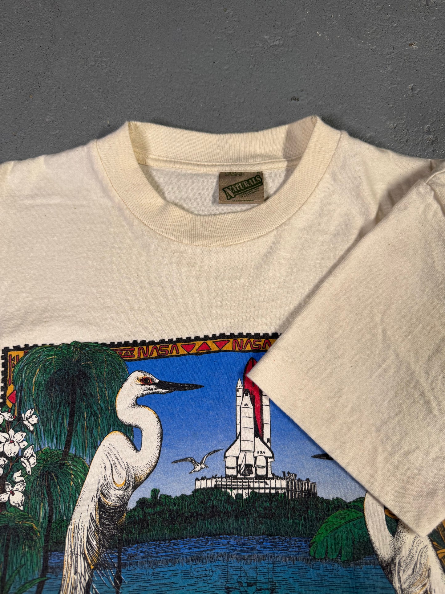 Rare 90s Single stitch NASA Tee Sz M