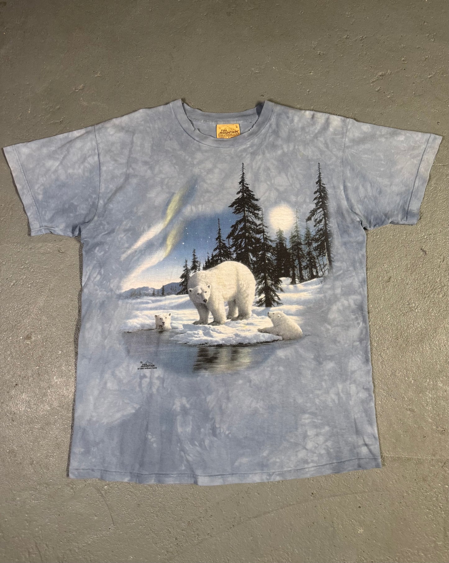 1999 The Mountain Polar Bear Tee Sz L